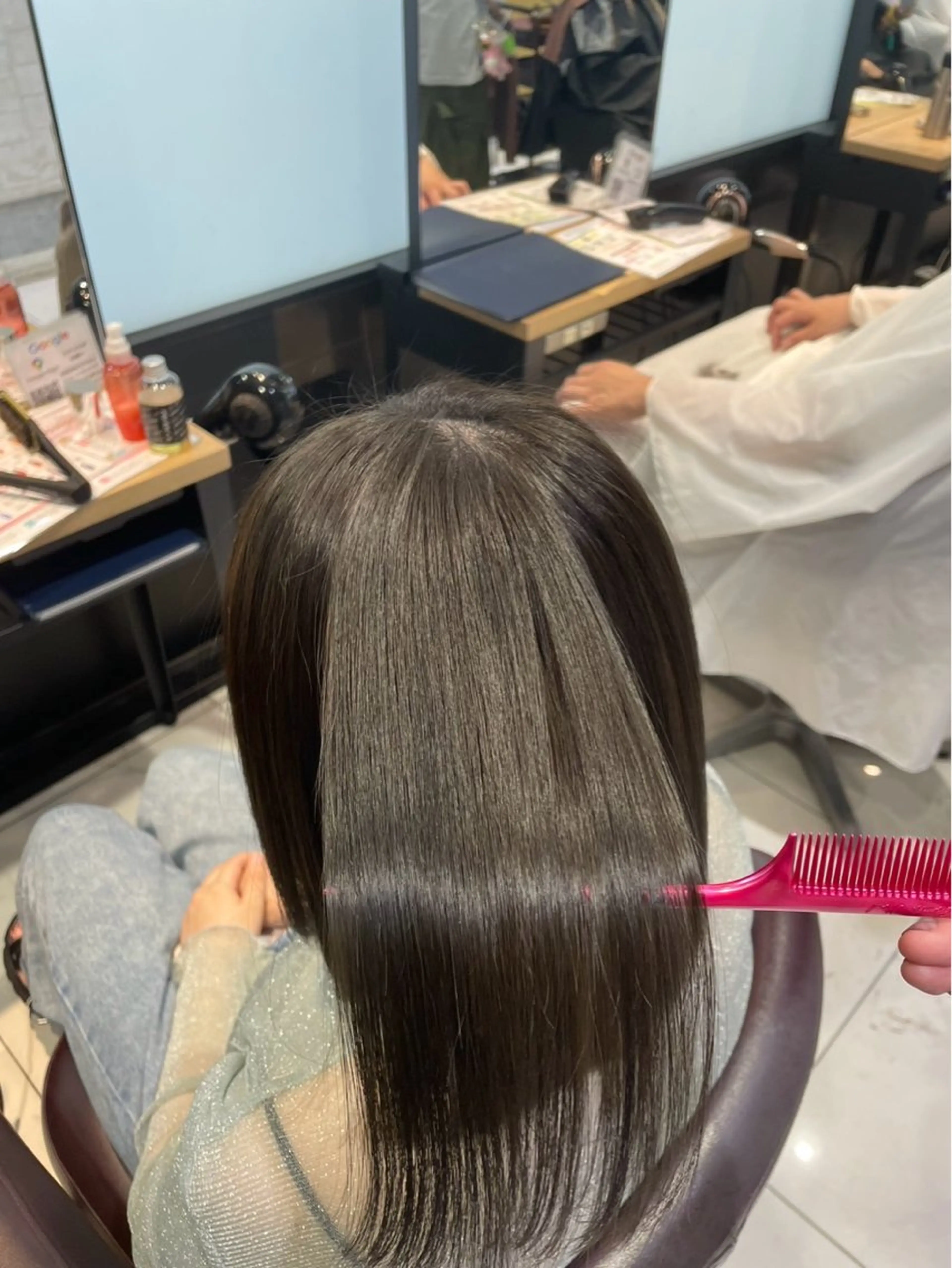 髪質改善 💠 韓国風うる艶/シオリのヘアスタイル