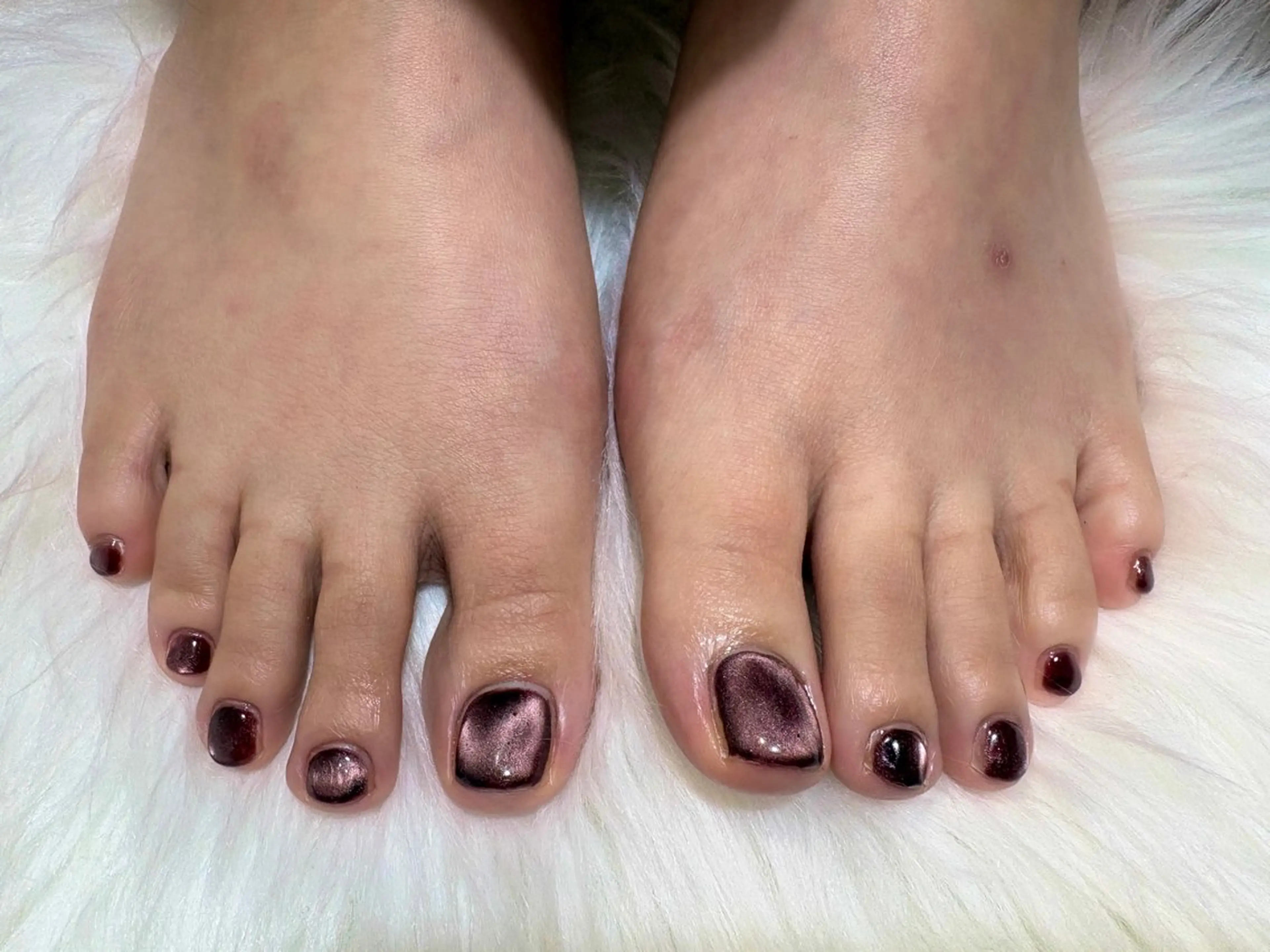 ネイル マグネットネイル フットネイル DAISY SALONのネイルデザイン