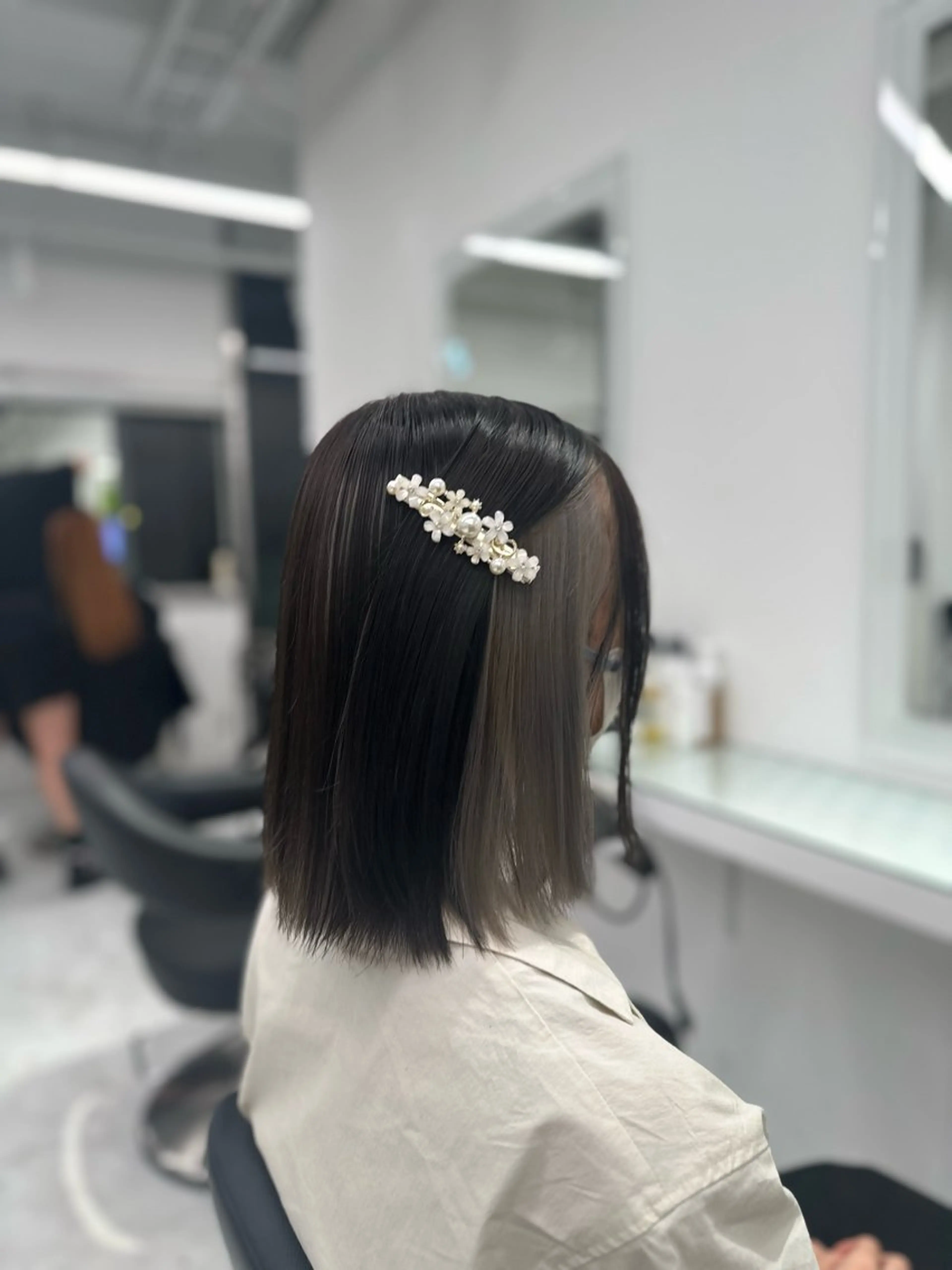 ロング カラー ヘアカラー トリートメント ヘッドスパ ヘアセット ❄最強かわいいカラー ❄️MINA❄️のヘアスタイル