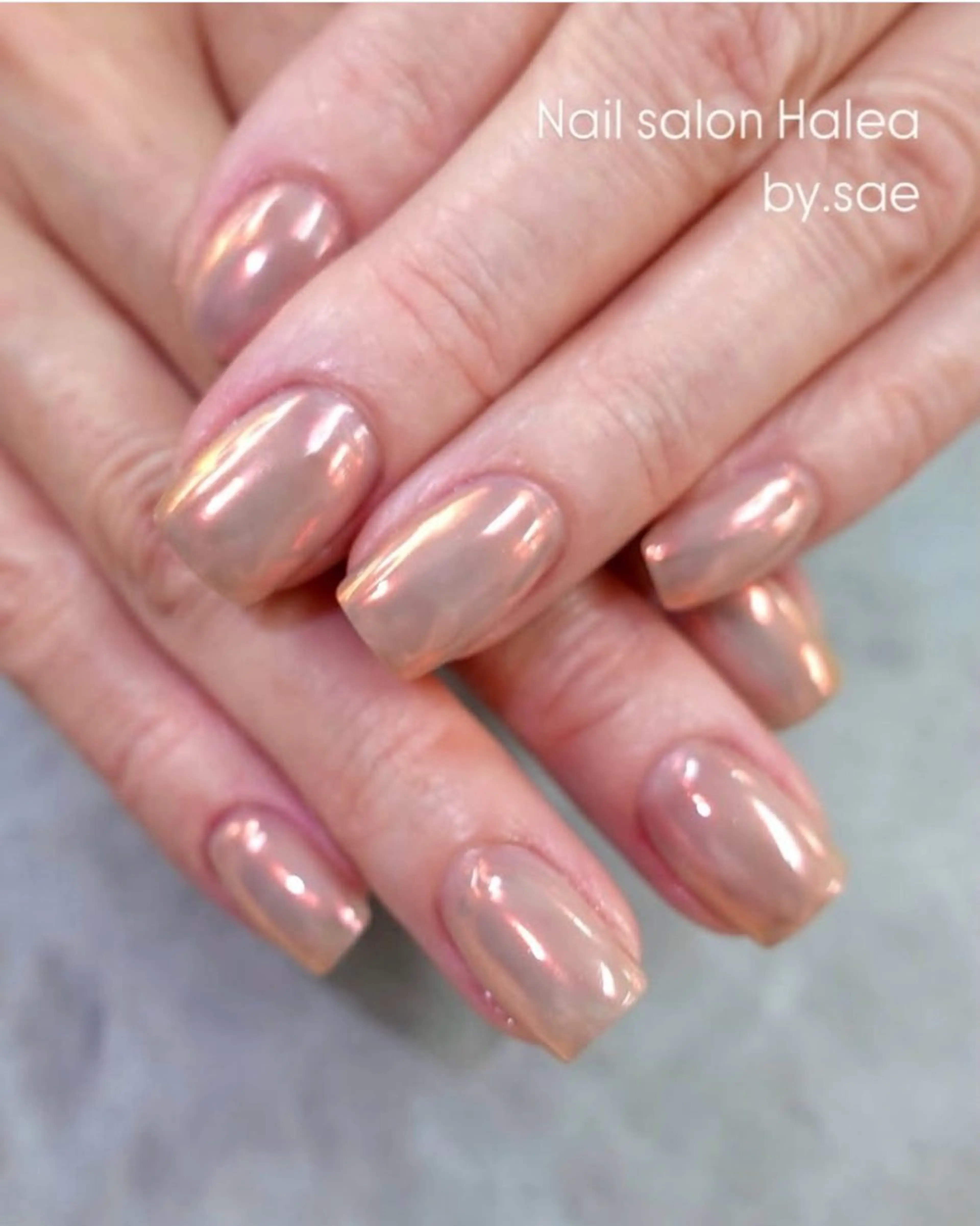 ネイル オーロラネイル オフィスネイル Nail salon Halea 原田さえのネイルデザイン