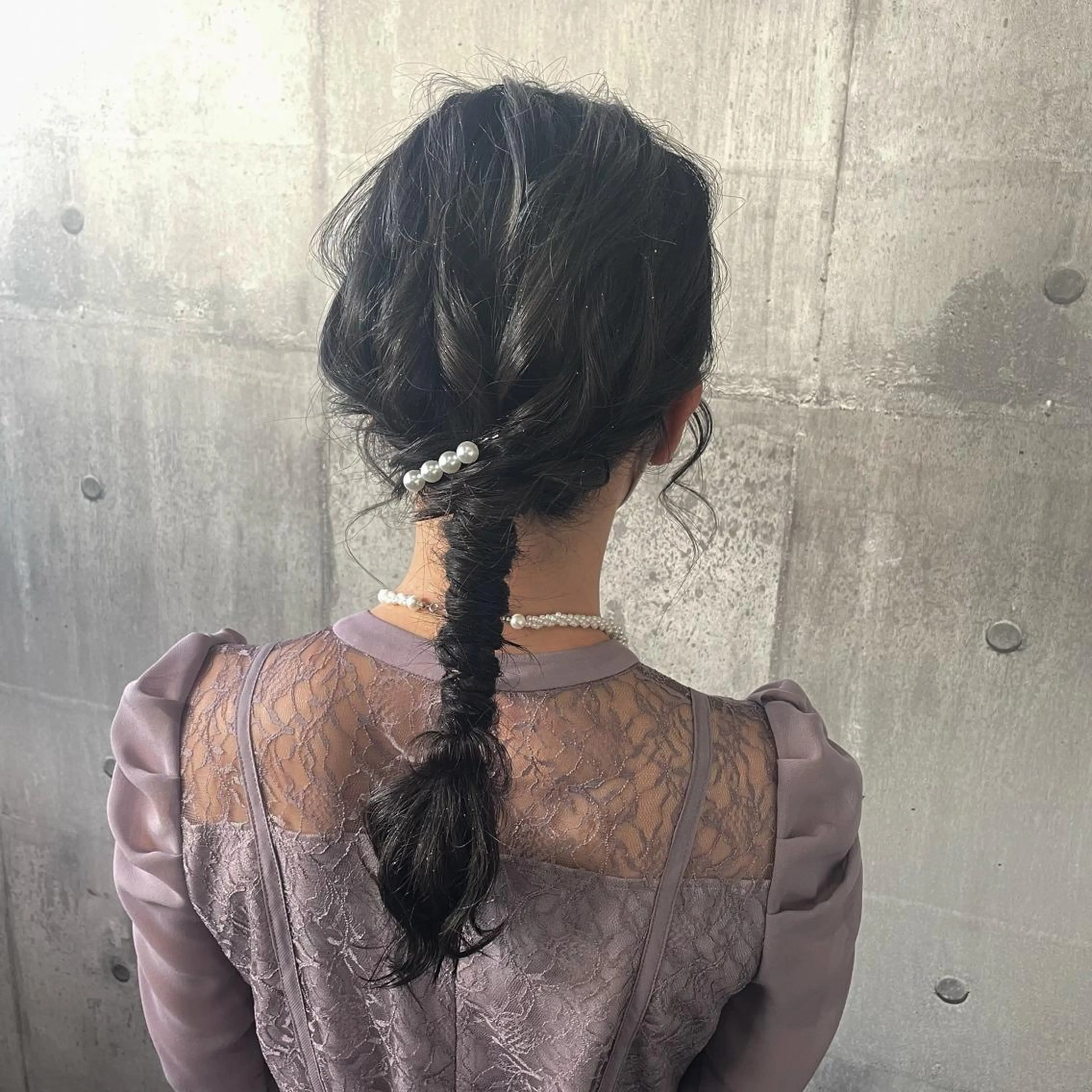 セミロング ヘアアレンジ ヘアセット Hair Labo ASH  あみん♡のヘアスタイル
