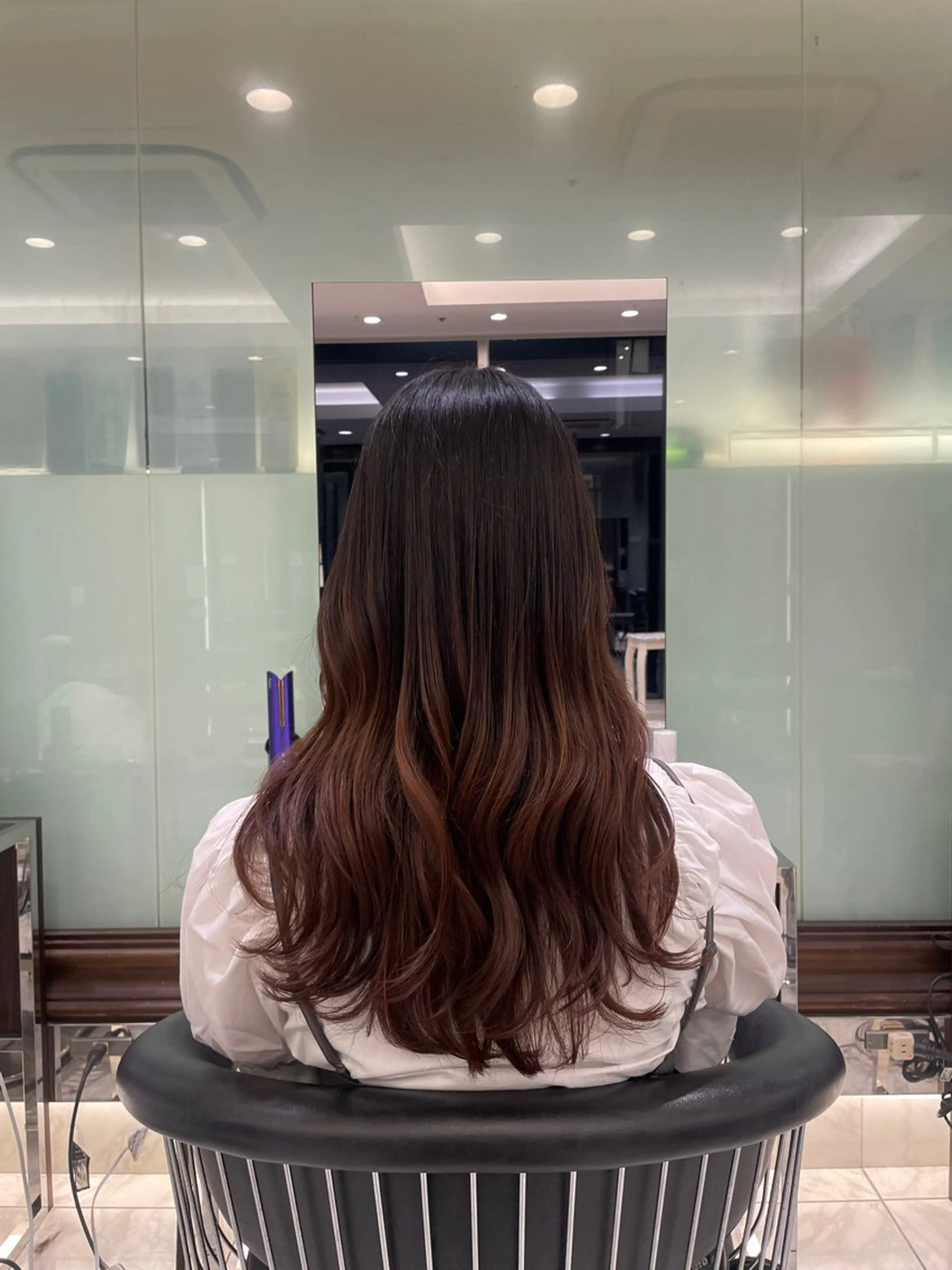 ロング レイヤーカット ロング 縮毛矯正/レイヤー 🌙児玉光瑠のヘアスタイル