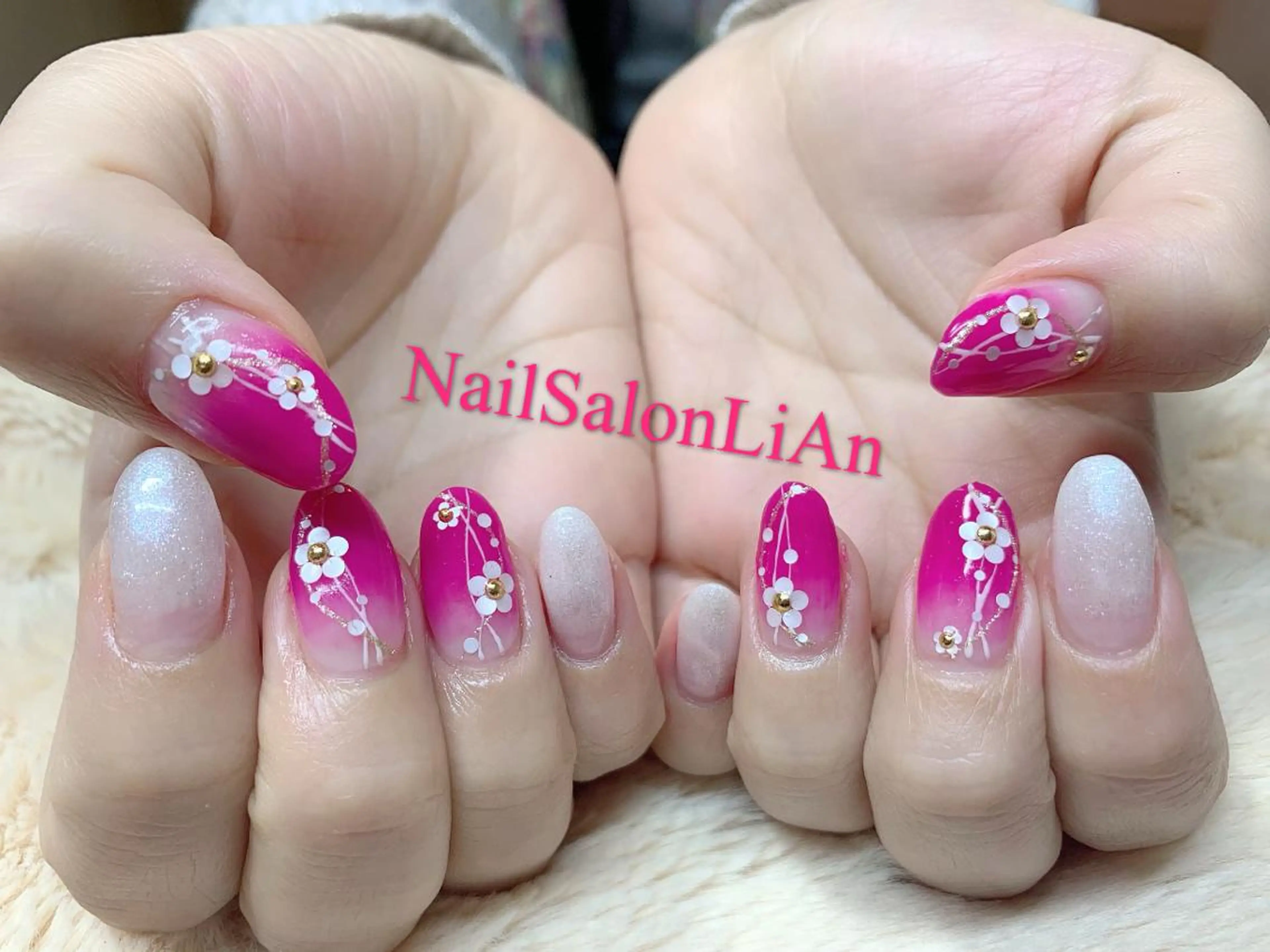 ネイル 持ち込み ハンドネイル NailSalon LiAnのネイルデザイン