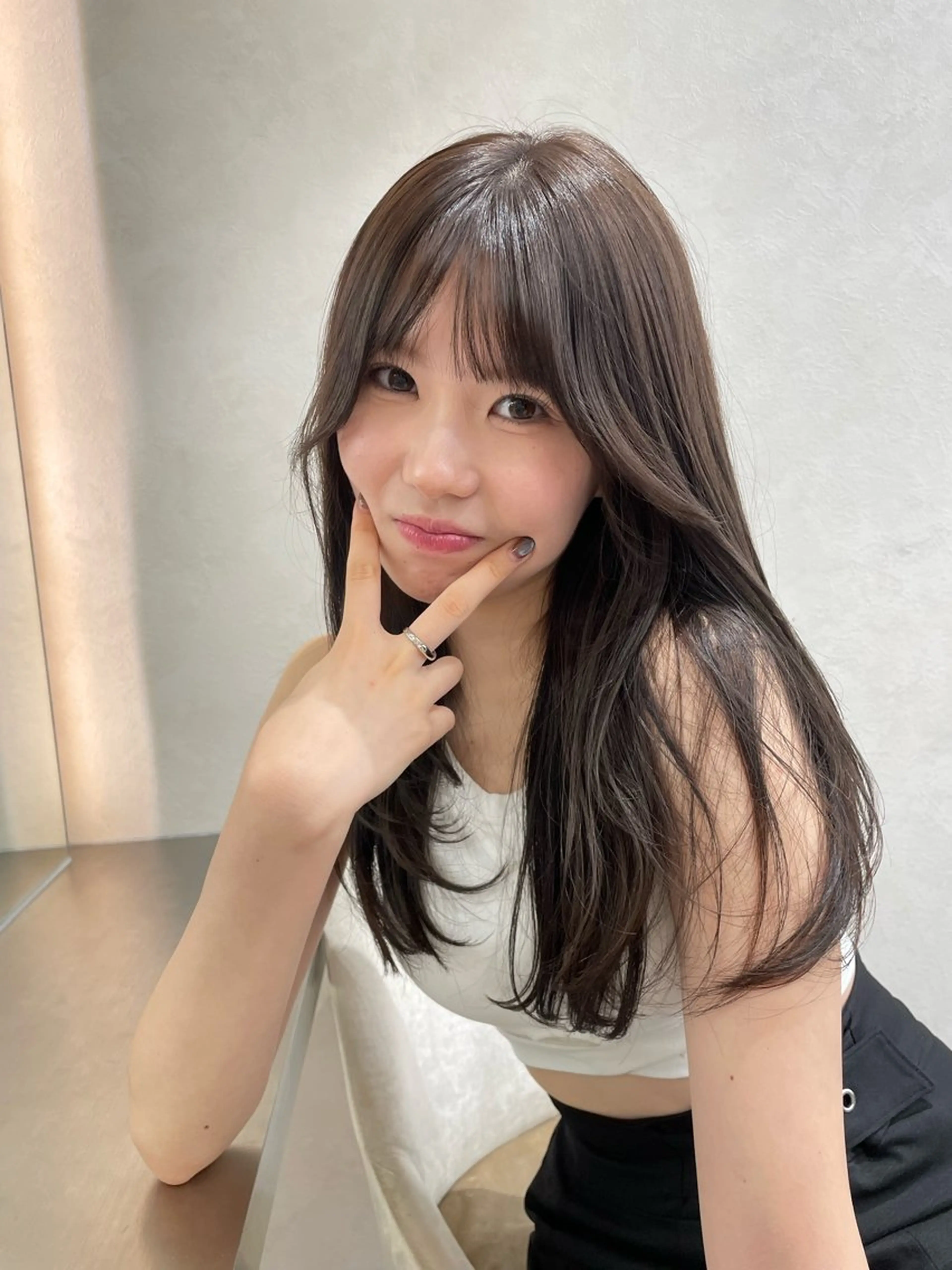 ロング カラー レイヤー/縮毛矯正 のマスター【タケル】のヘアスタイル