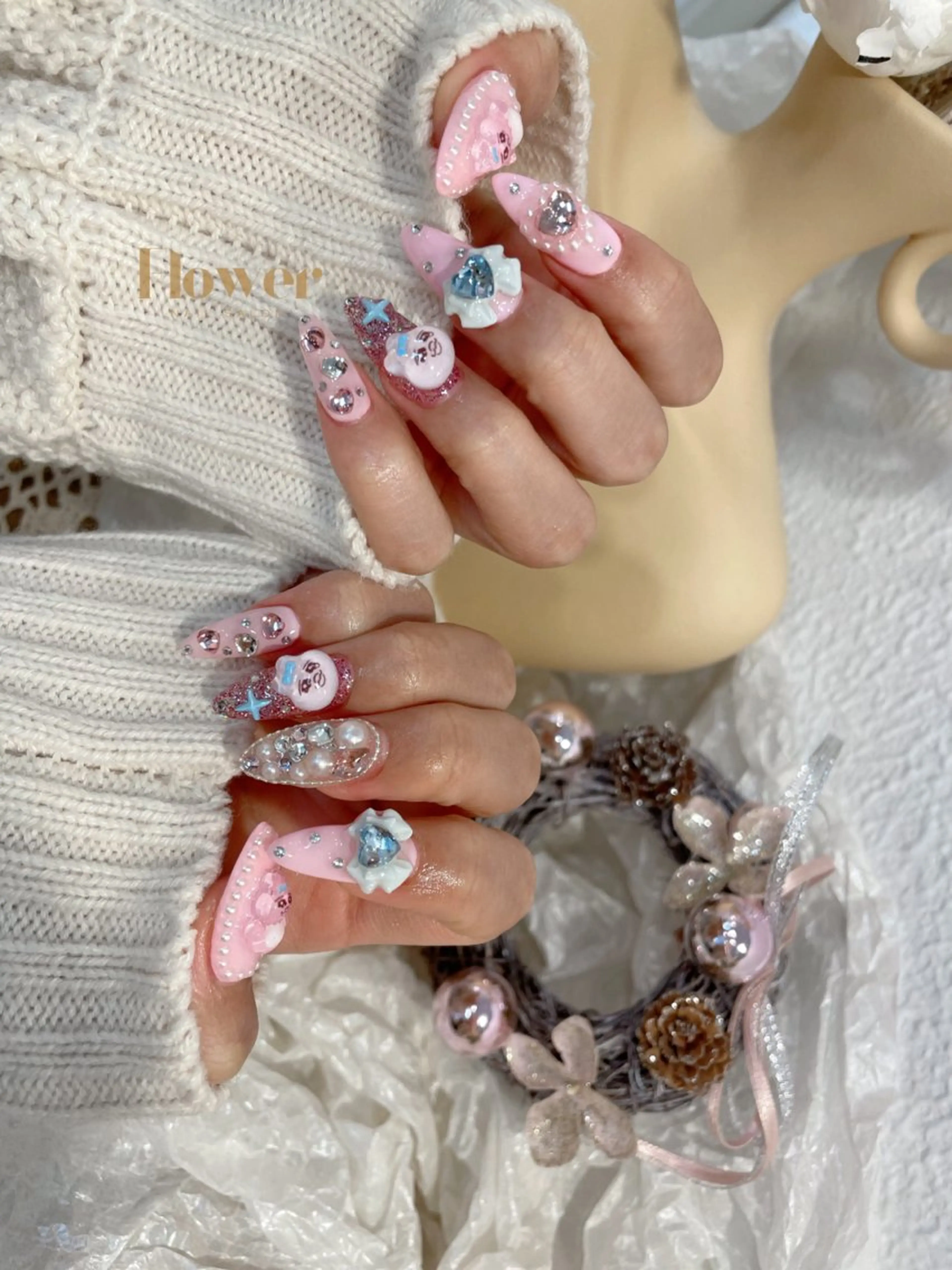 ネイル ハンドネイル Flower nailのネイルデザイン