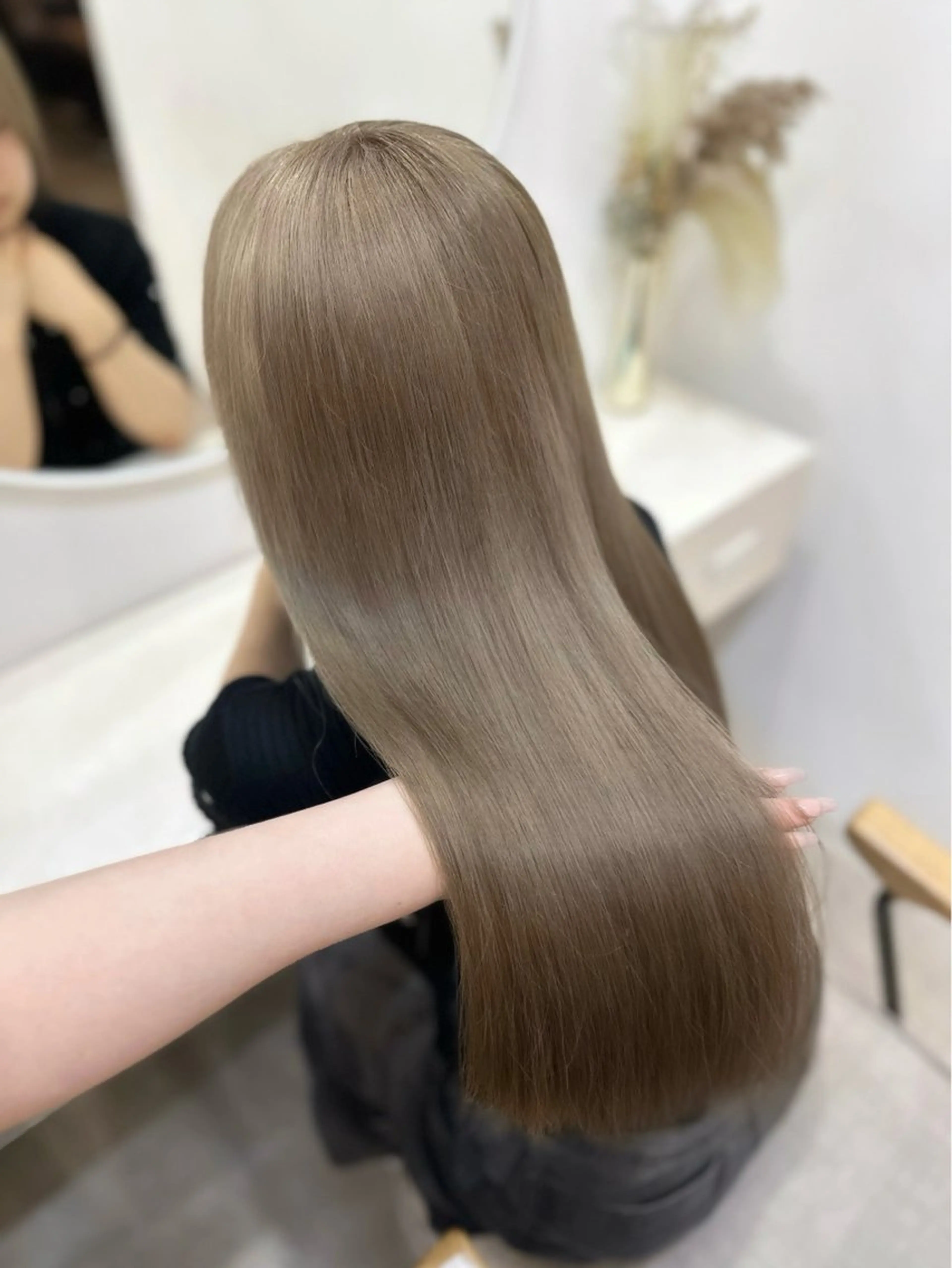 カラー 🎀sakura🎀 艶髪/韓国/ワンホンのヘアスタイル