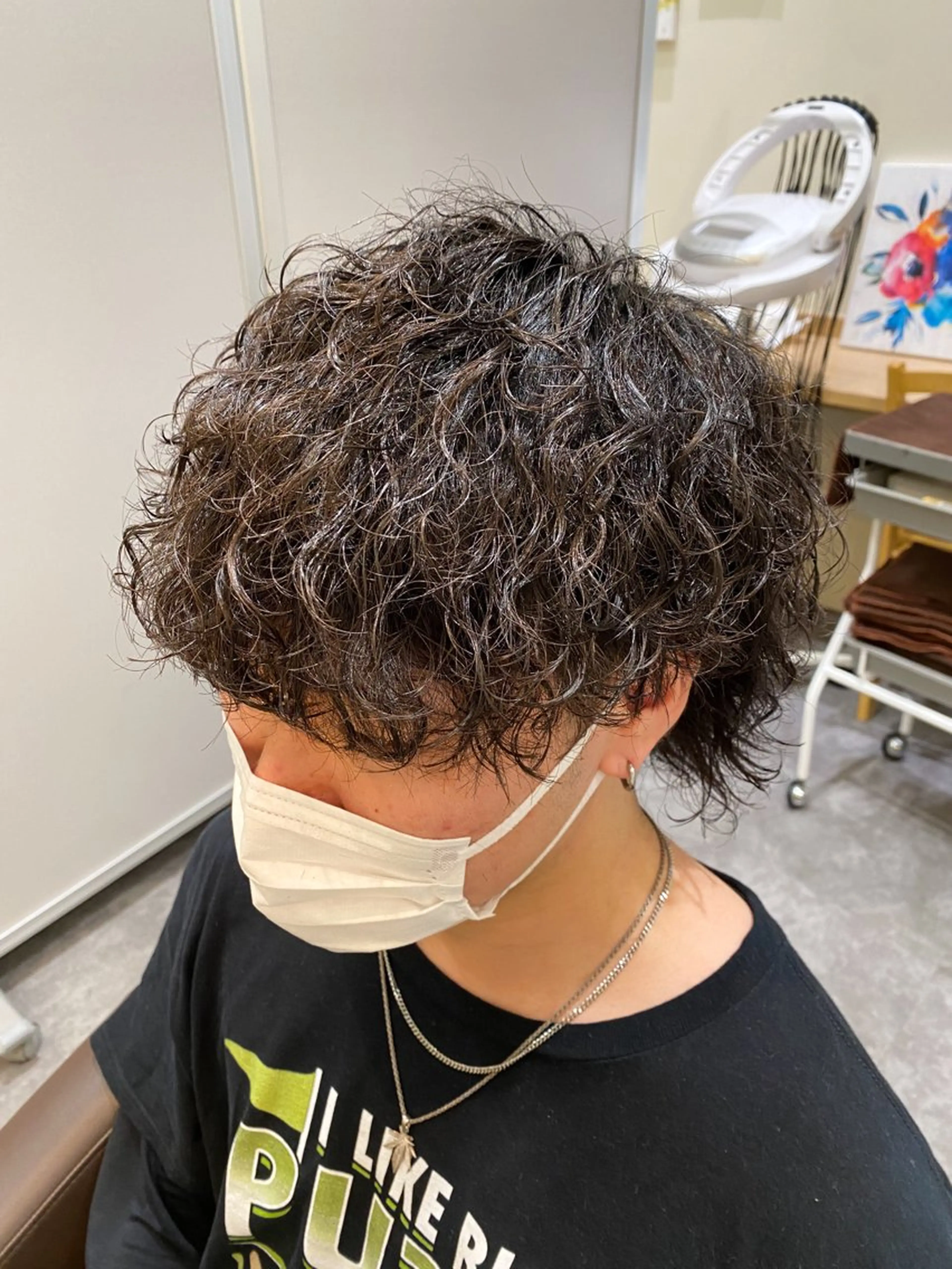 パーマ メンズ メンズ特化LIBER 石川玲央のヘアスタイル