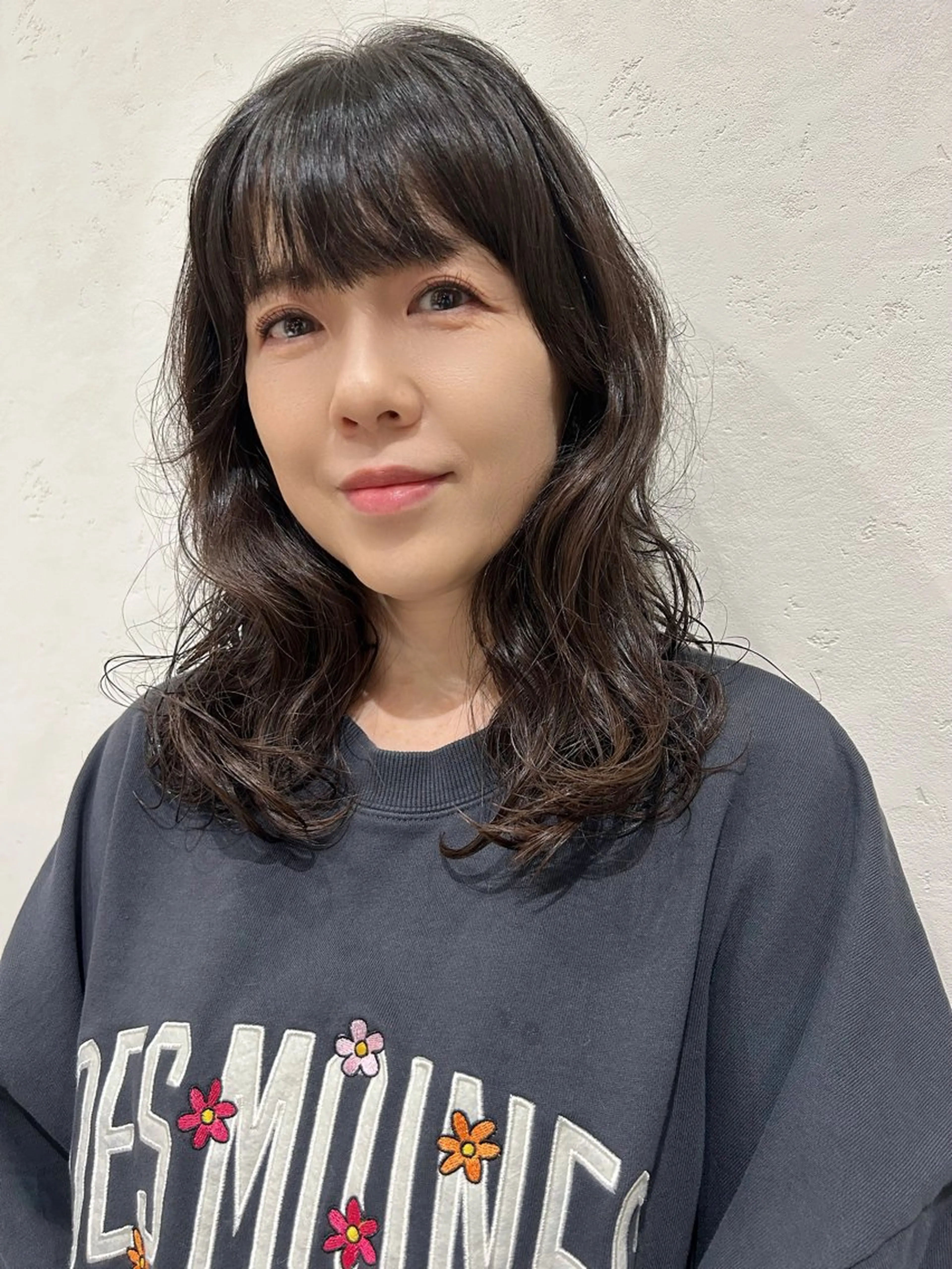 セミロング パーマ カット パーマ 🍒中川葵久美🍒 レイヤー/メンズのヘアスタイル