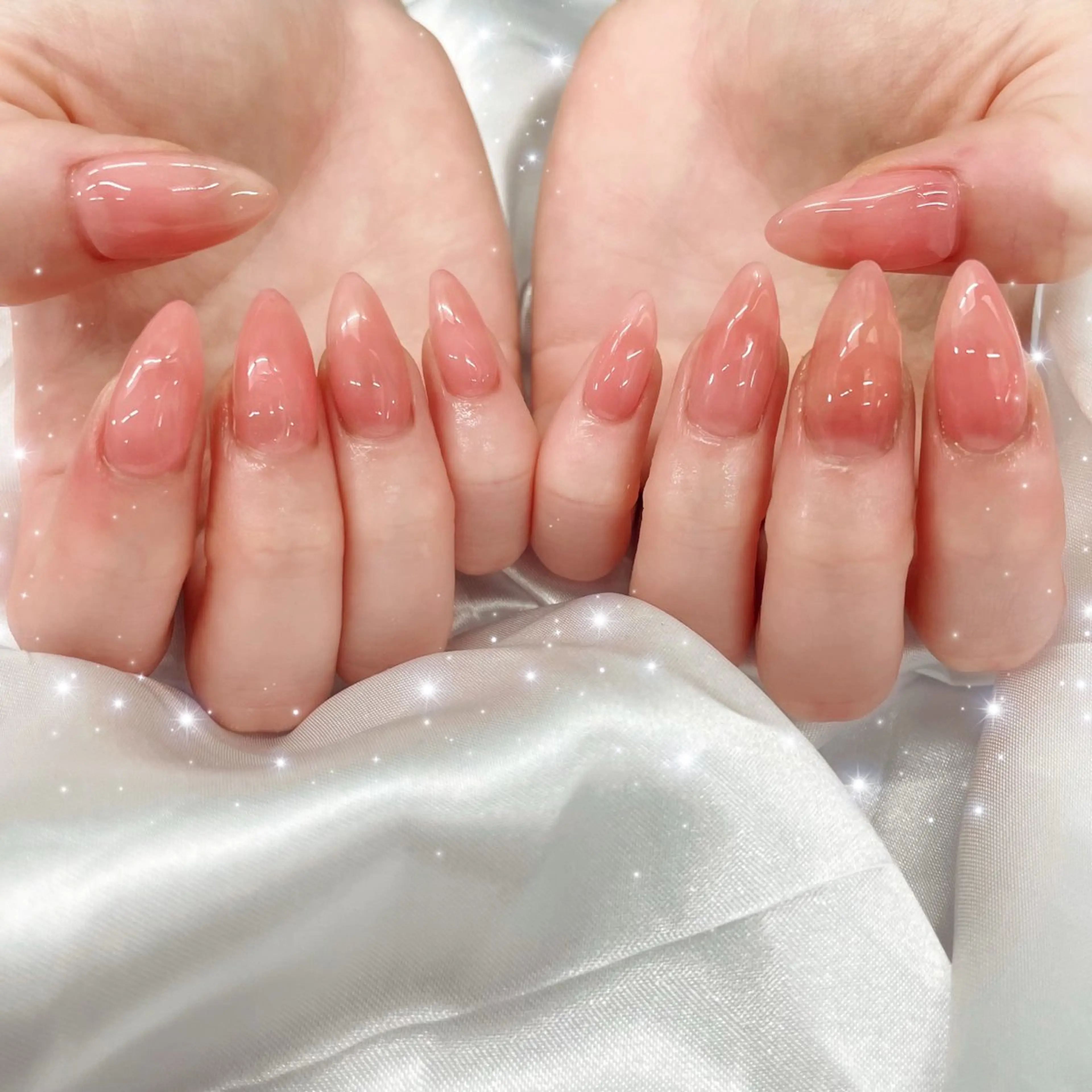 ネイル クリアネイル ハンドネイル 💕WOLTOKYO 池袋💕maiのネイルデザイン