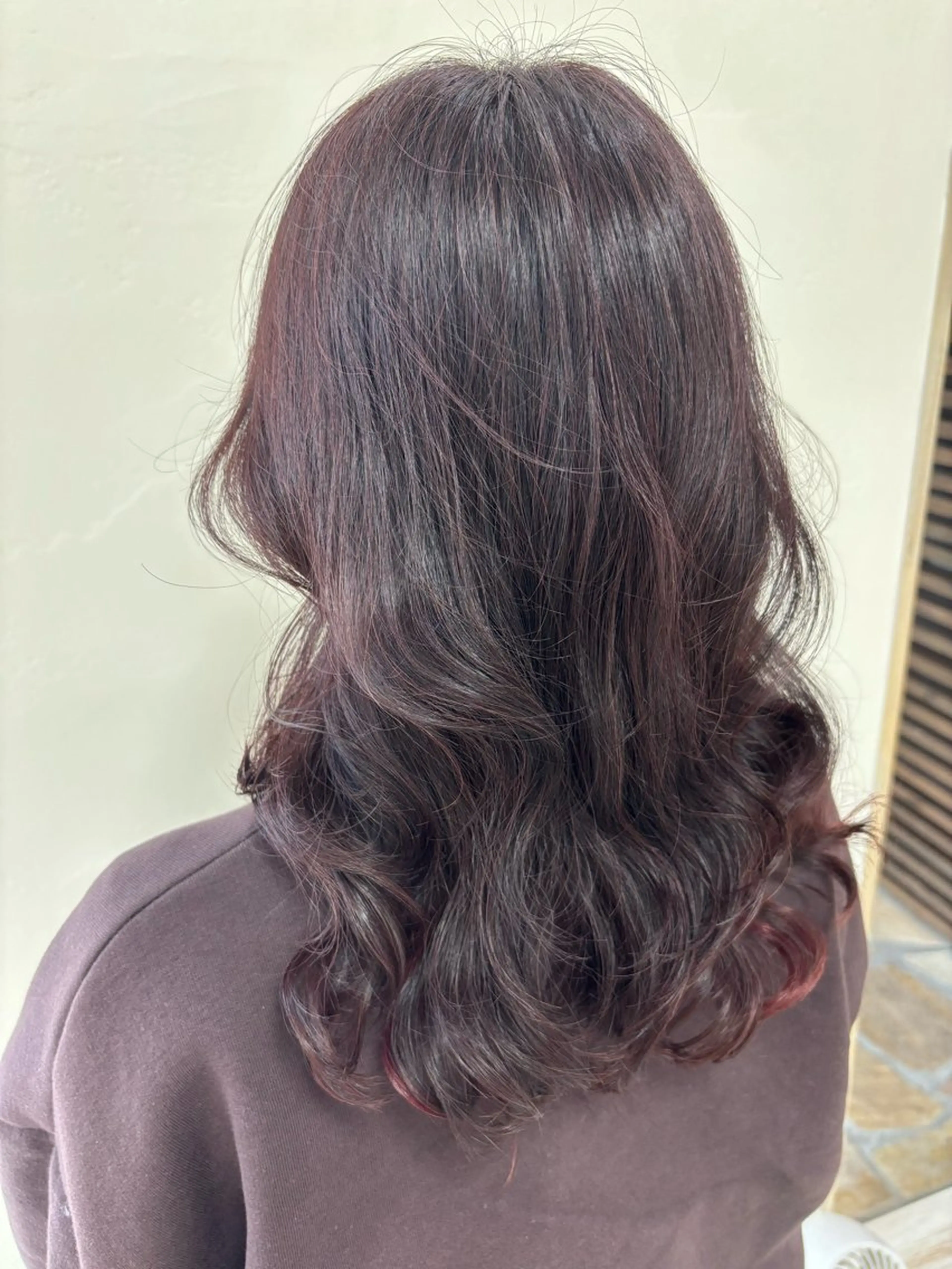 セミロング セミロングパーマ 西田 敏幸のヘアスタイル