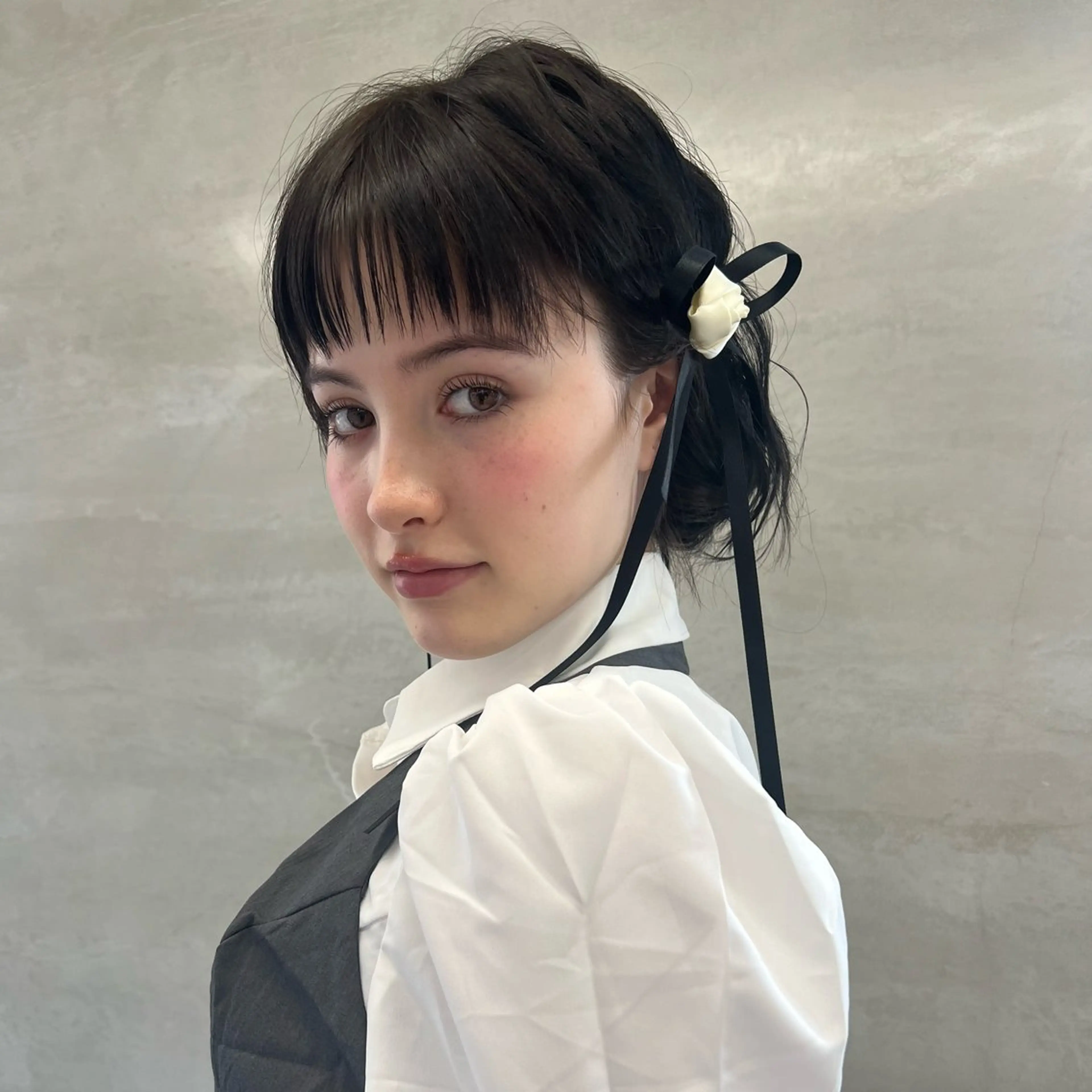 ミディアム ヘアセット ｻｶﾓﾄ ﾅｵﾐのヘアスタイル