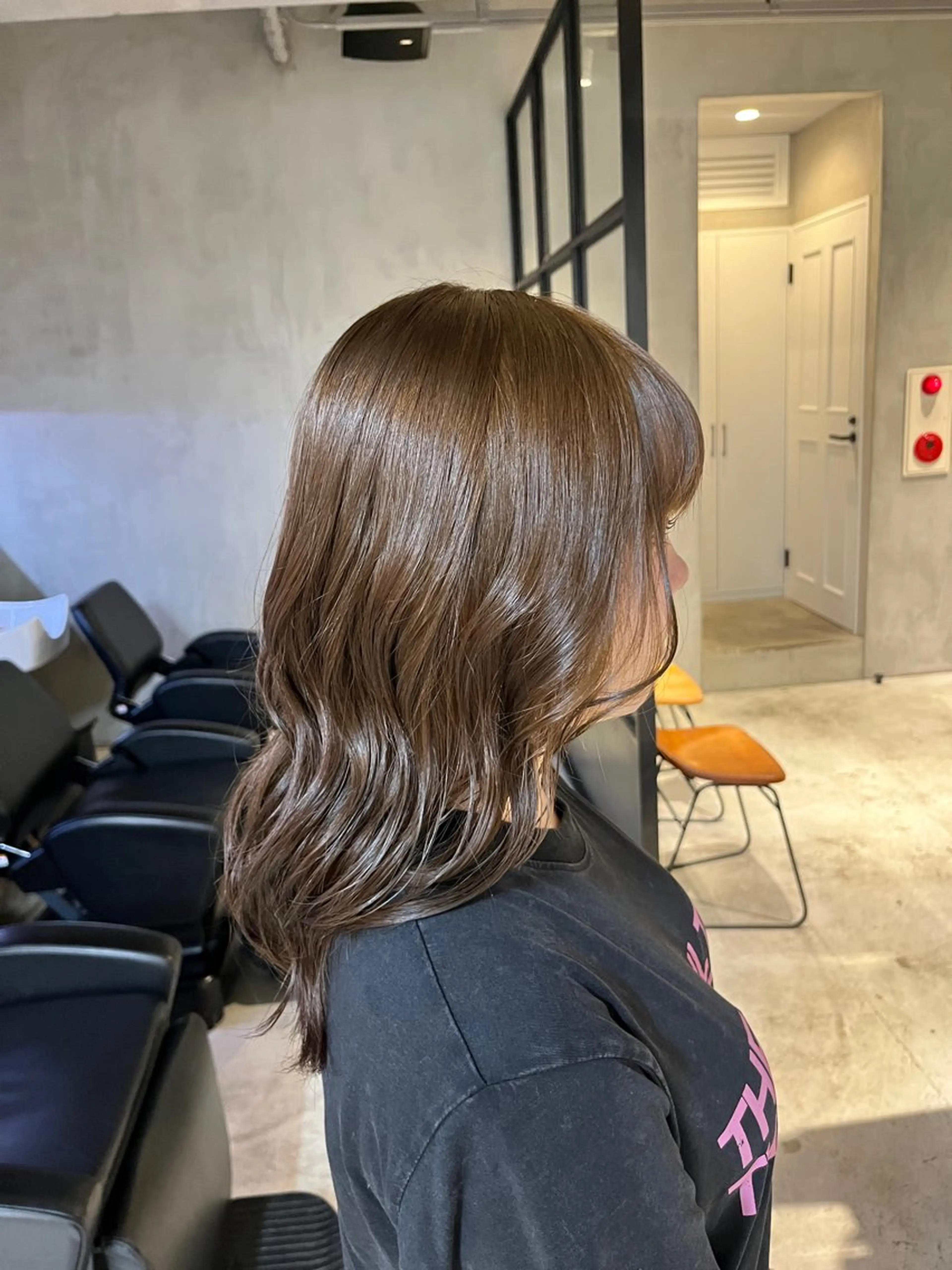 ミディアム カラー ヘアカラー ちせ/ 透明感カラー /調布˚ 🦢₊✧のヘアスタイル