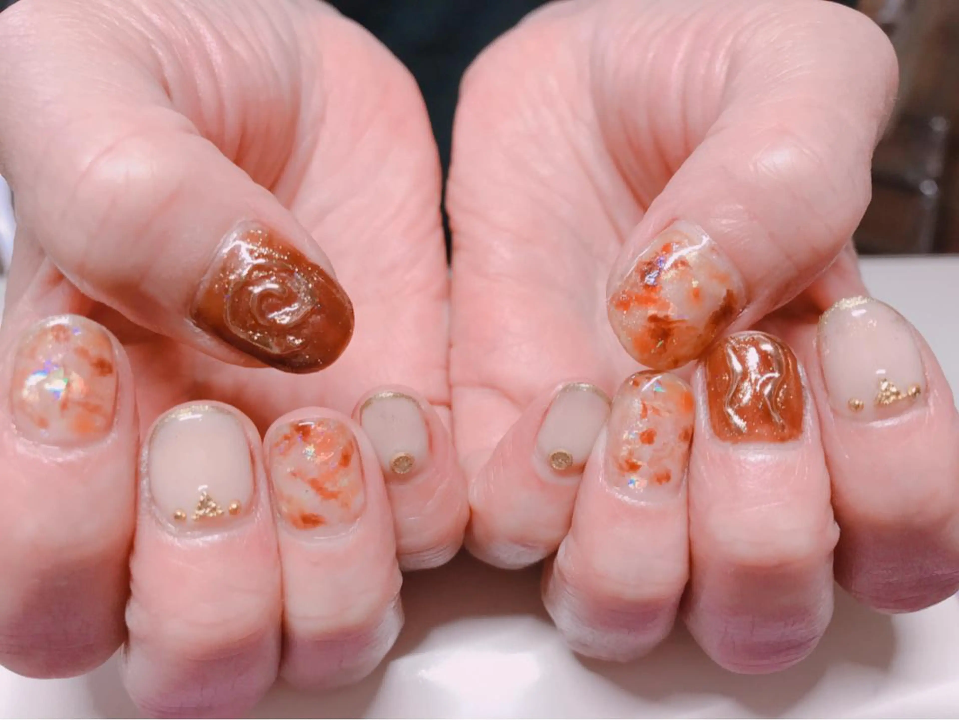 ネイル 田口 美奈のヘアスタイル