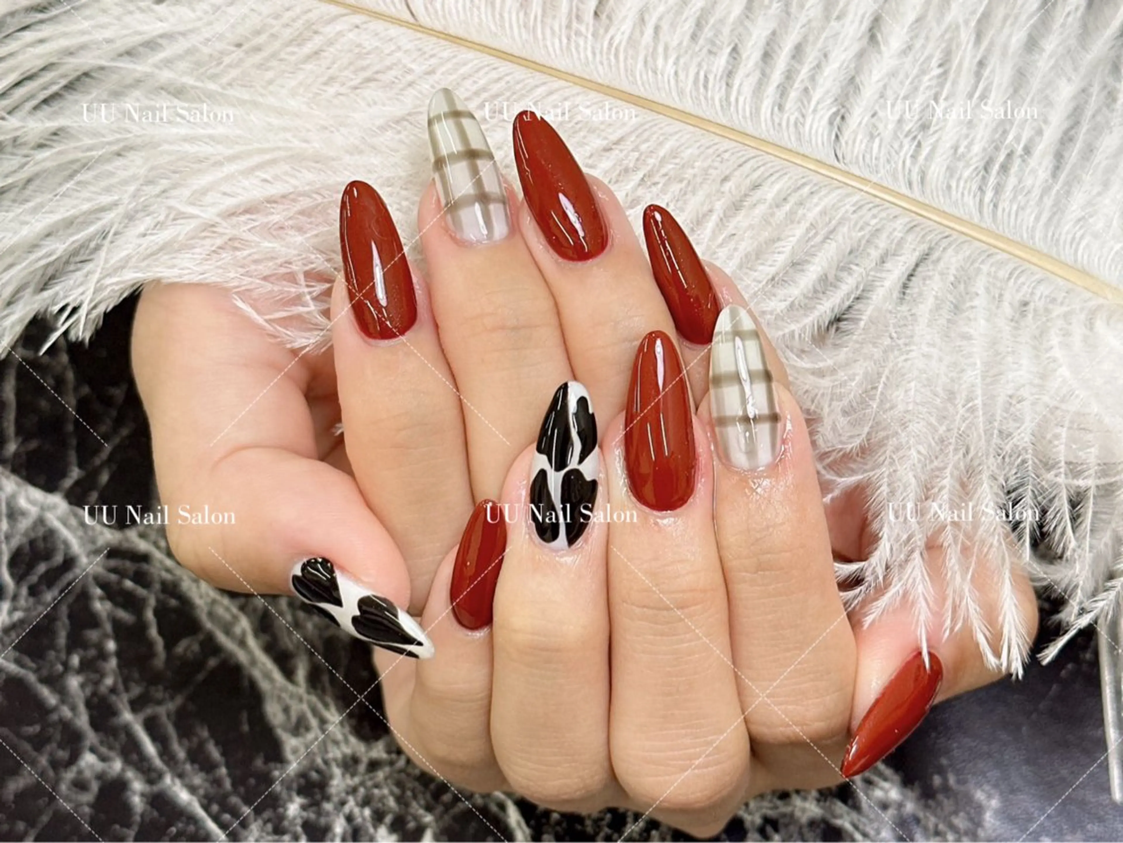 ⭐HAND⭐【チップ長さだし】💅🏻持ち込みデザイン＊４本 やり放題⭐新規ジェルオフ無料⭐の写真