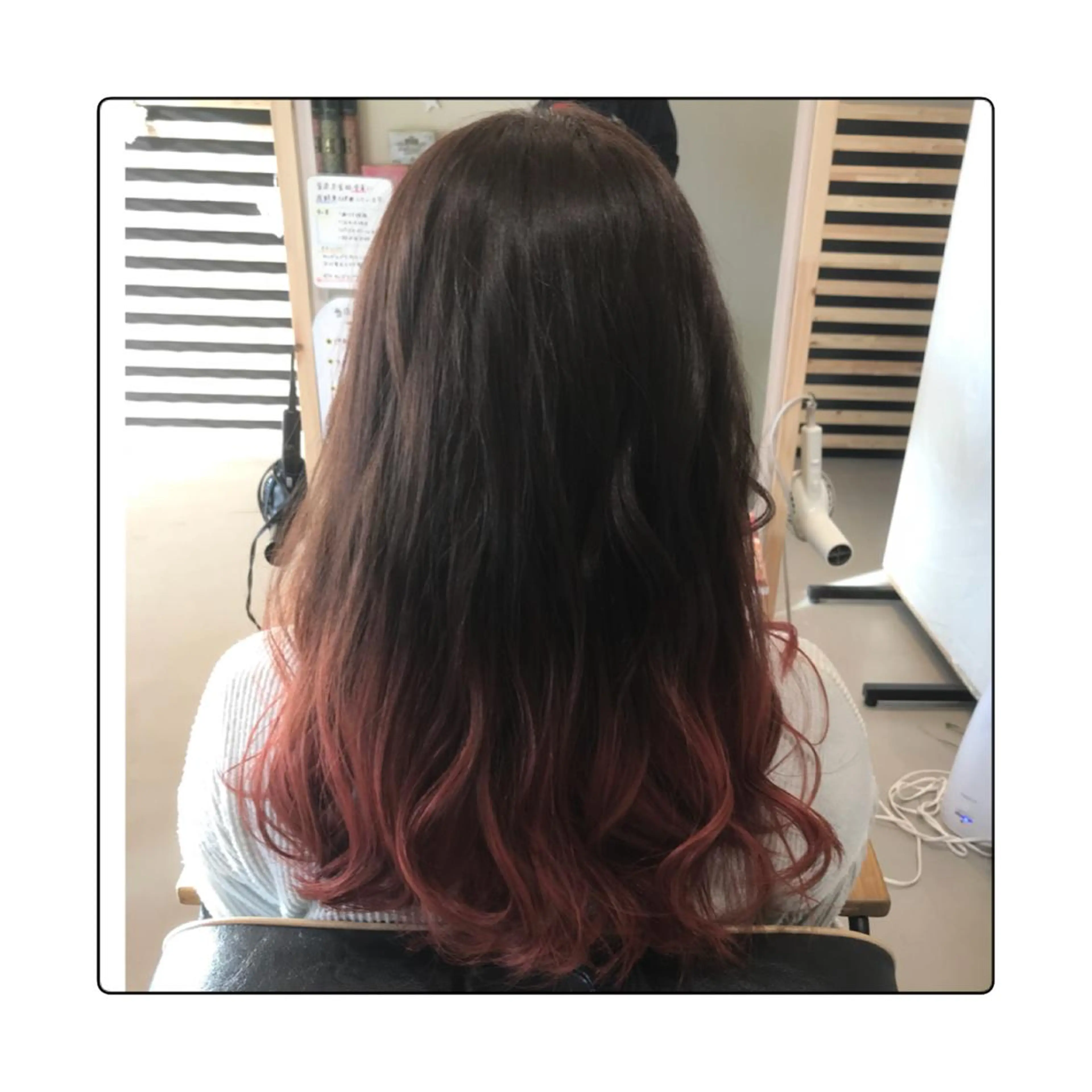 ミディアム カラー ブリーチ トリートメント 大久保 隆蔵のヘアスタイル