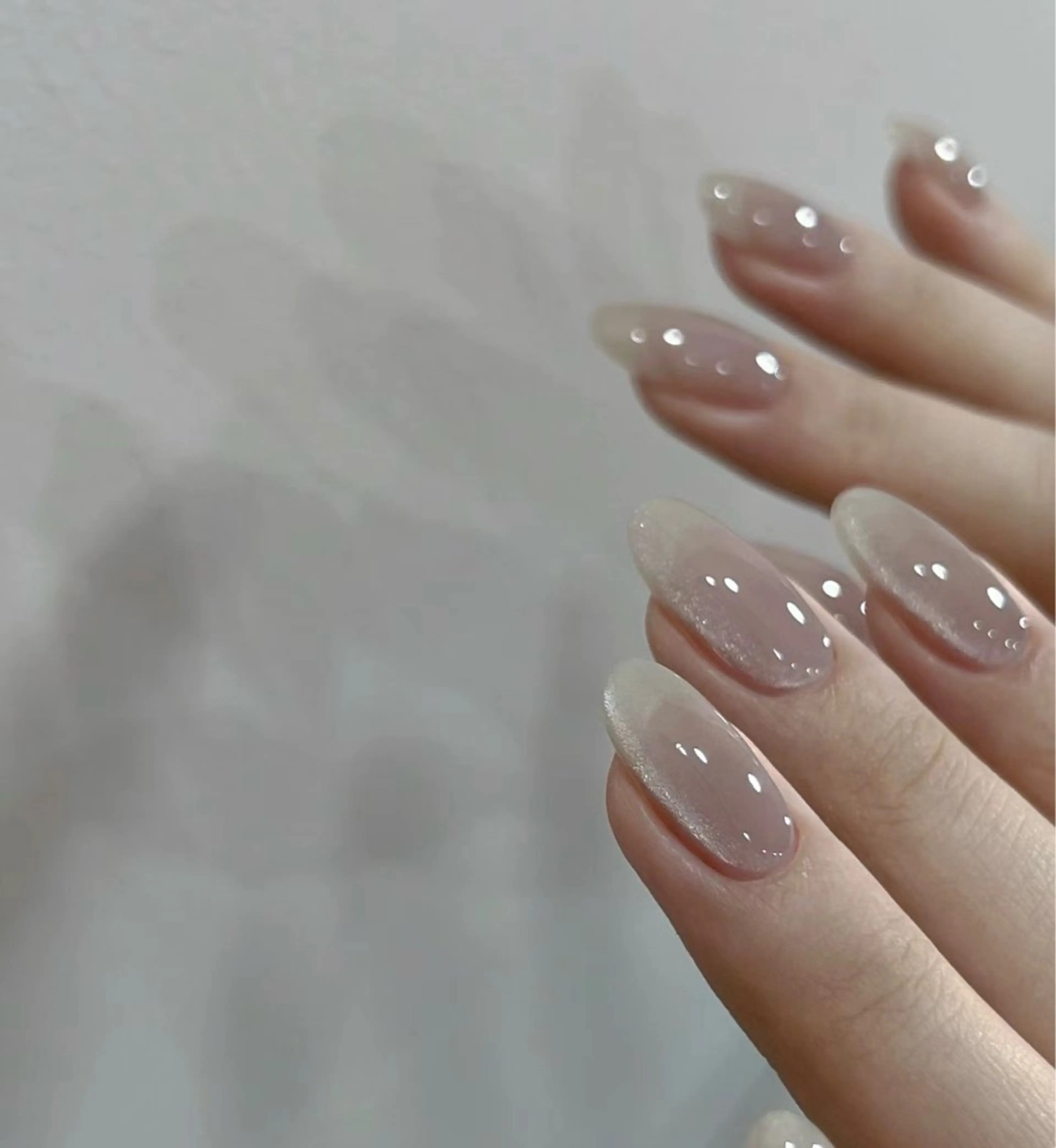 ミディアム めぐみのネイルサロン スタッフ練習のネイルデザイン