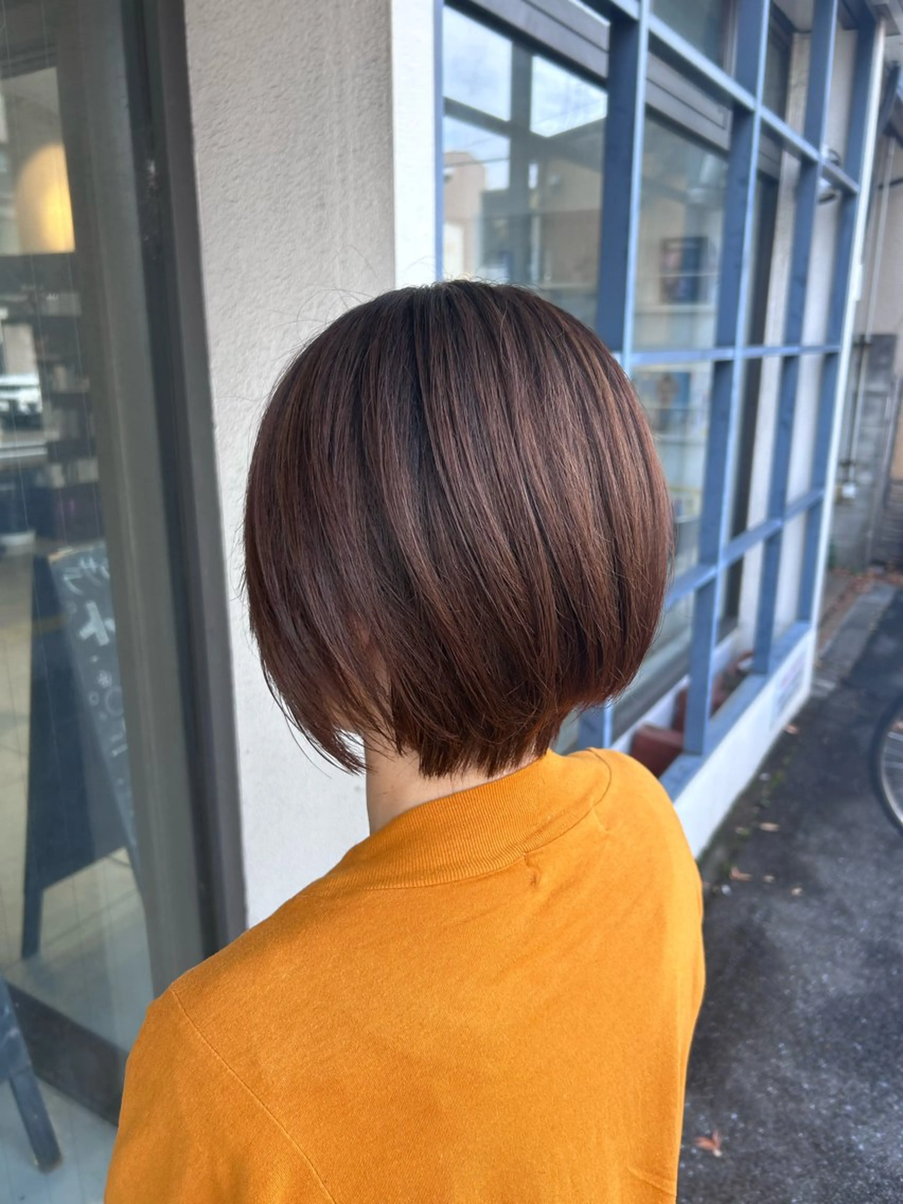 ショート 透明感カラー 板橋　島村美咲のヘアスタイル