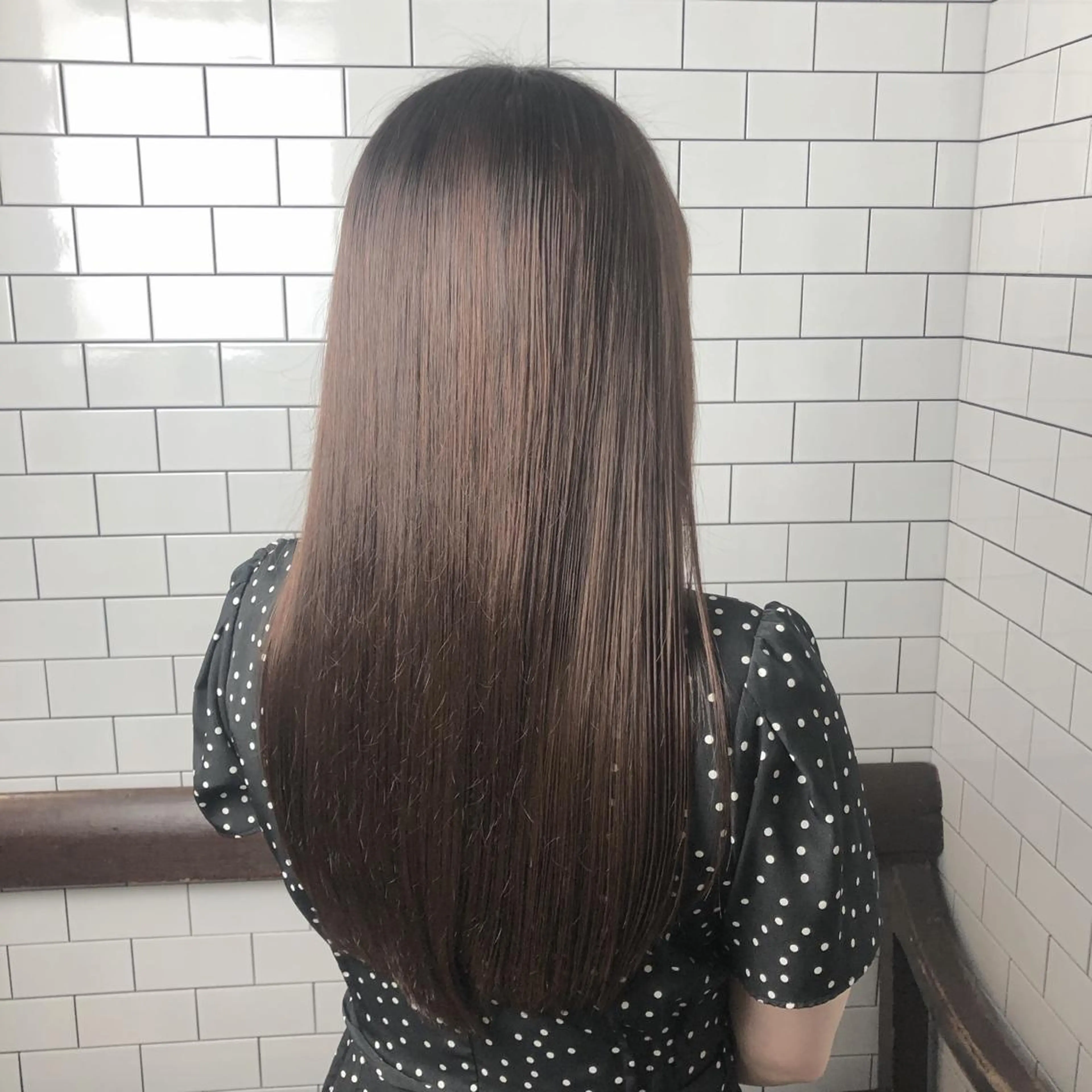 ロング トリートメント 酸熱トリートメント 植田 彩加のヘアスタイル