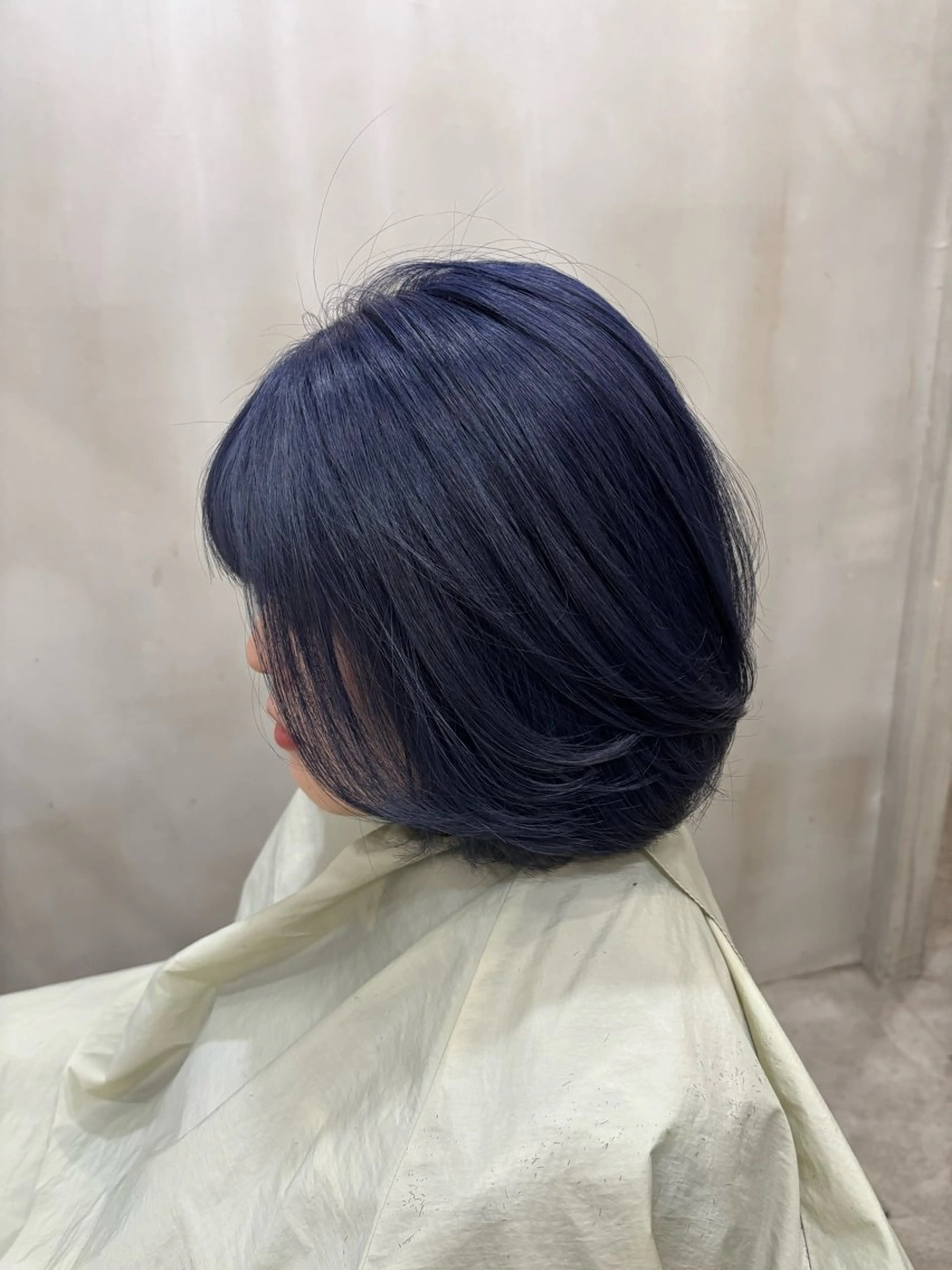 ショート カラー ネイビーカラー ヘアカラー 中園康 /カラー/ブリーチのヘアスタイル