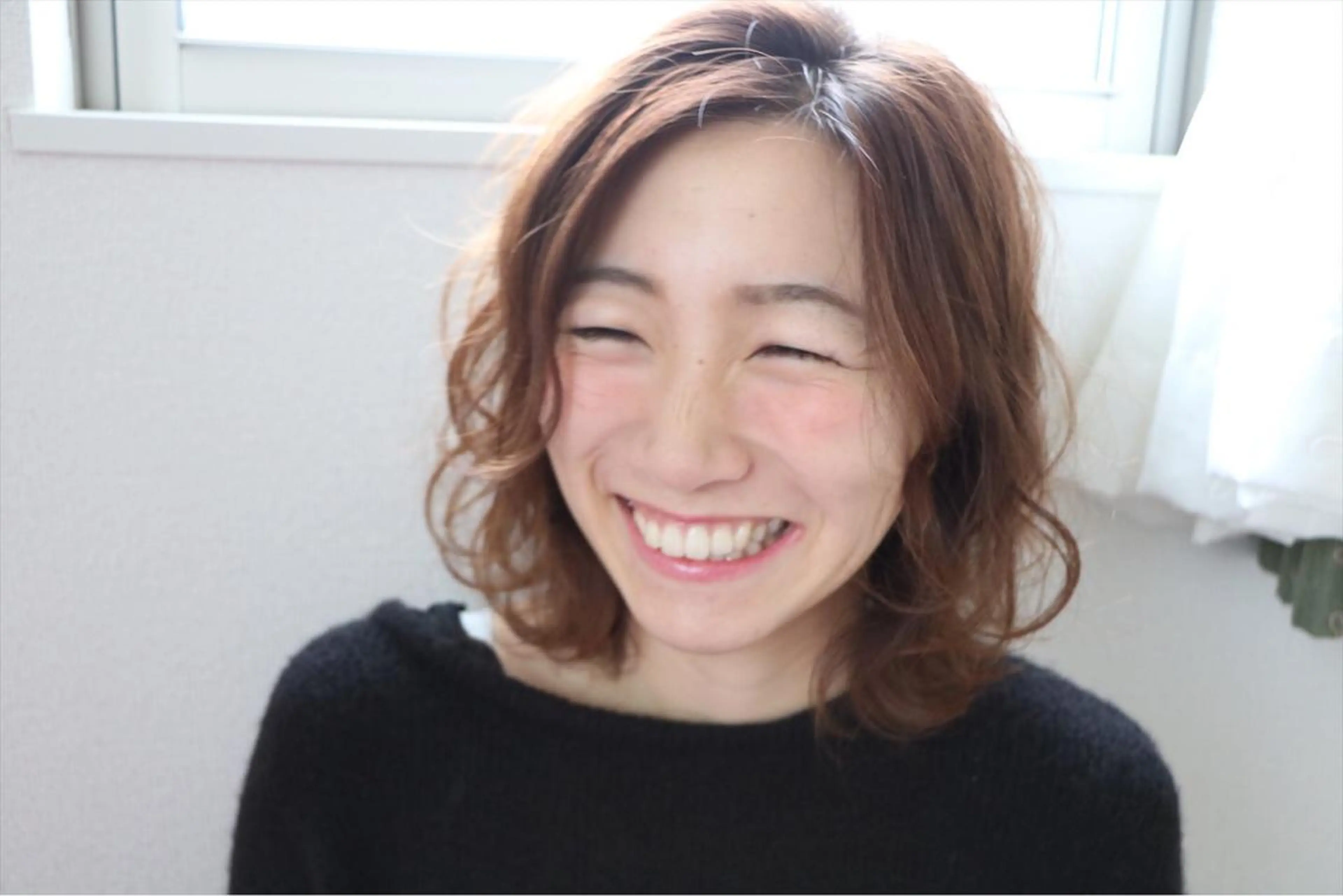 パーマ soins de MaLilyのヘアスタイル