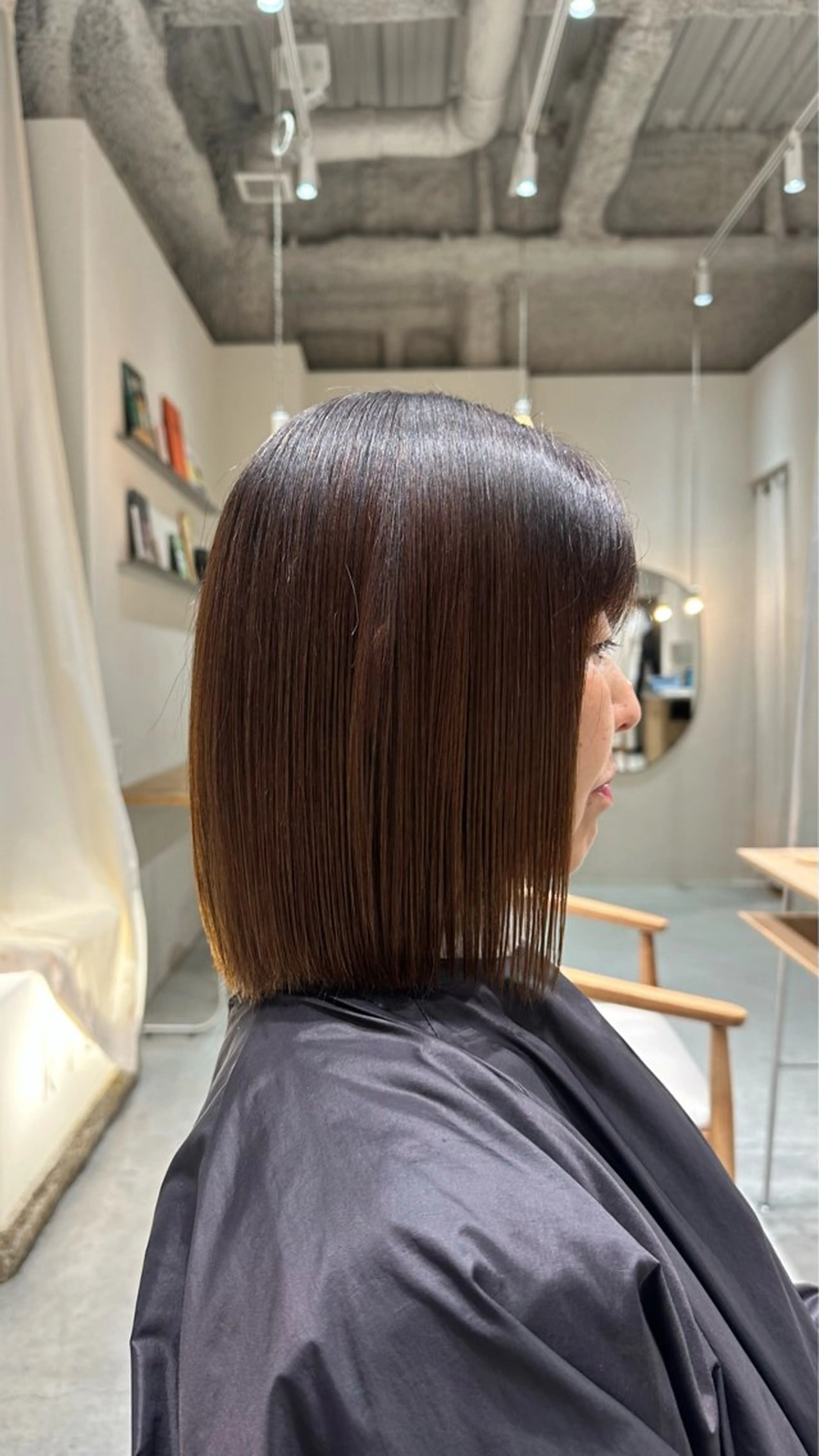 ミディアム パーマ 縮毛矯正 Lapis / miyu.のヘアスタイル