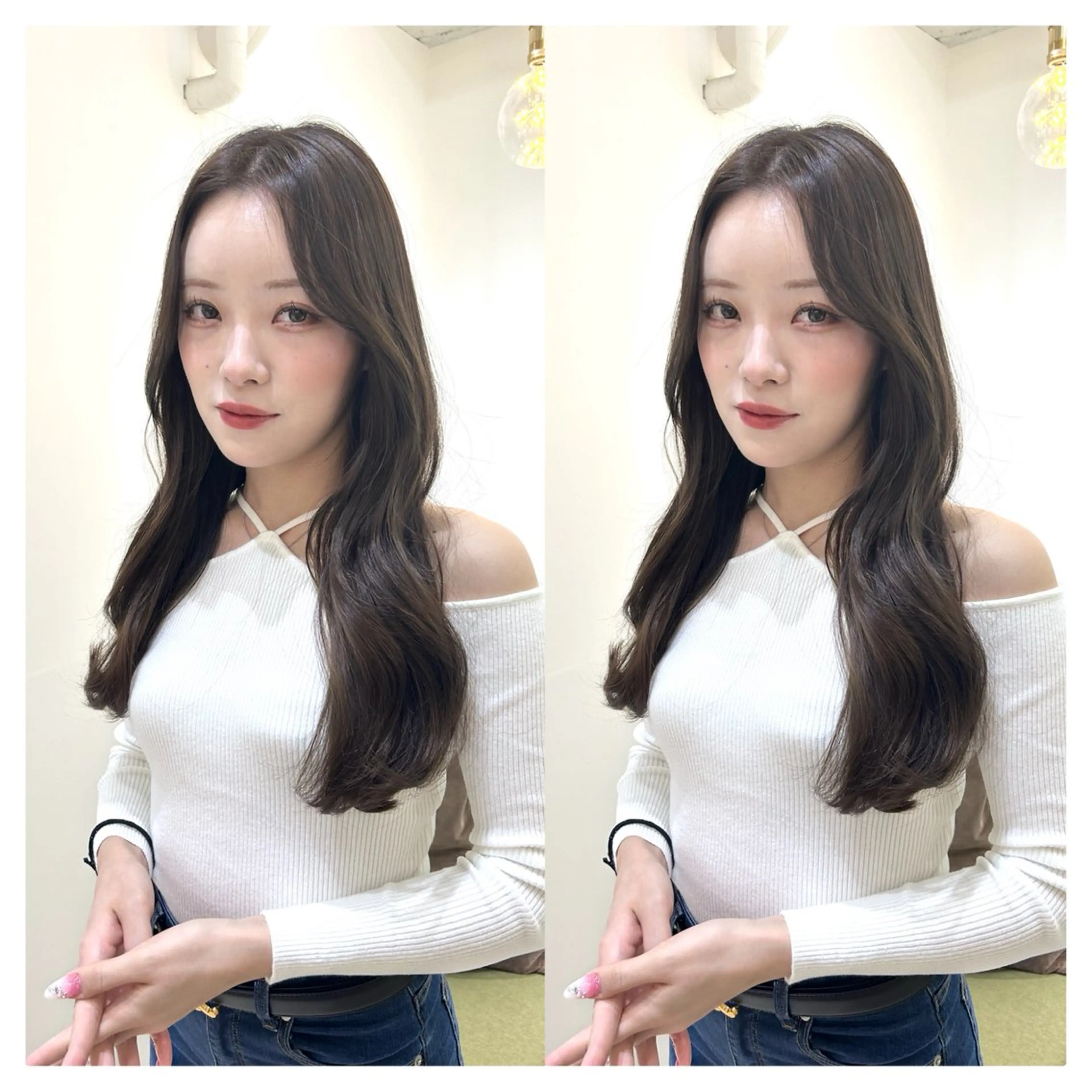 ロング カラー カット ヘアカラー トリートメント 村山 茉衣のヘアスタイル