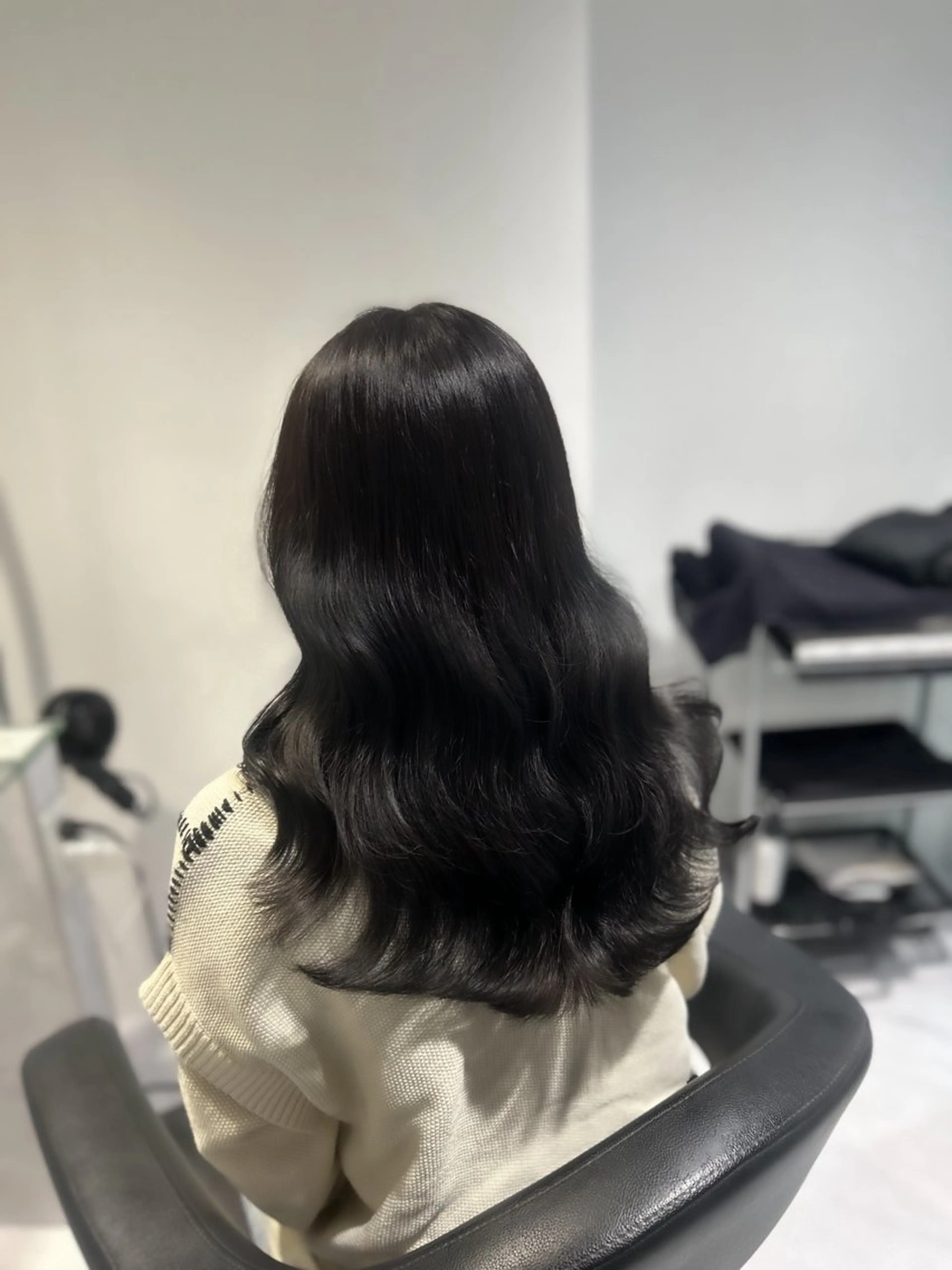 ロング カラー ヘアカラー トリートメント 表参道/透明感カラー /暗髪/ジュキヤのヘアスタイル