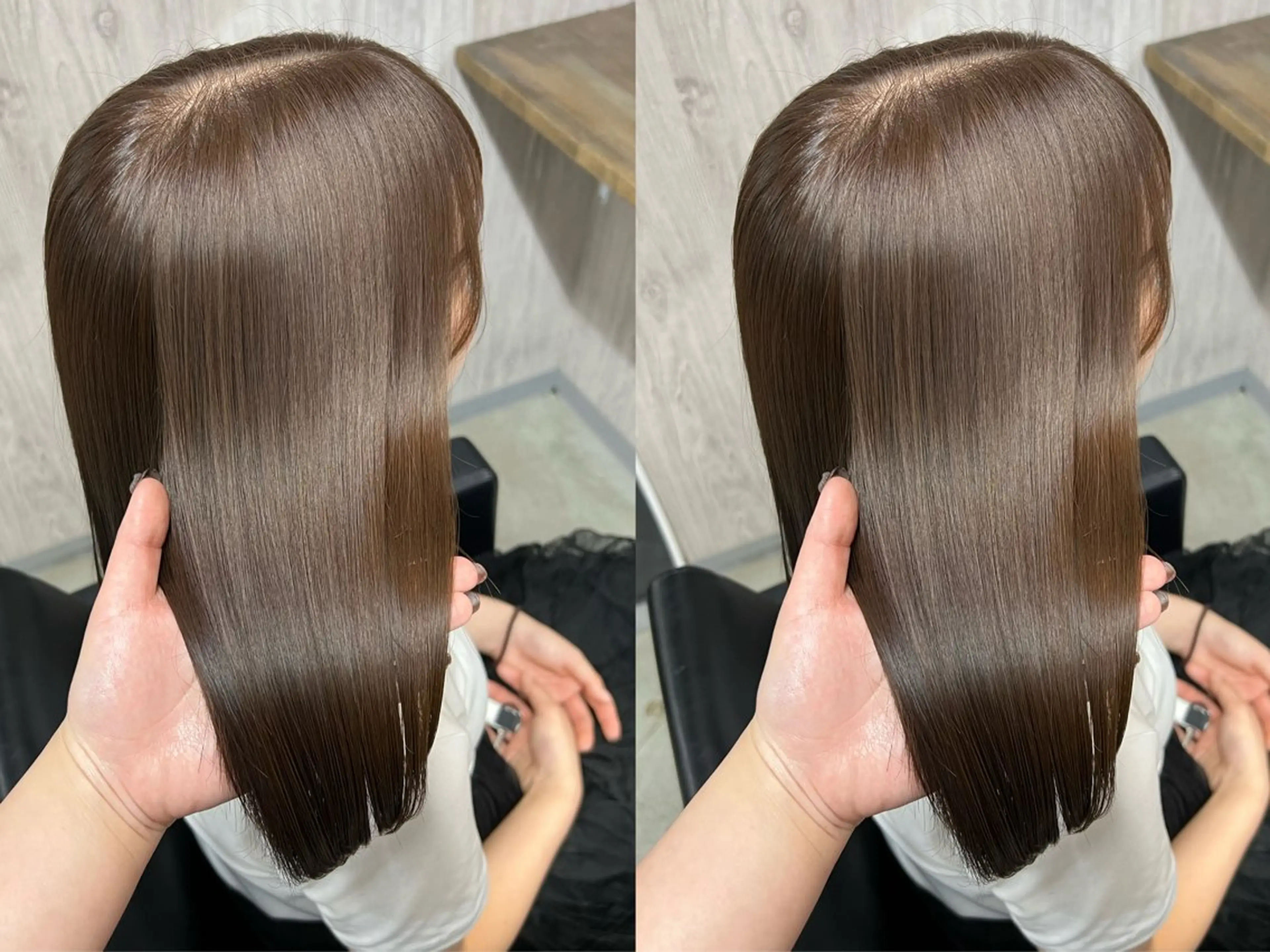 ミディアム ヘアカラー lafit kaede/韓国ヘアのヘアスタイル