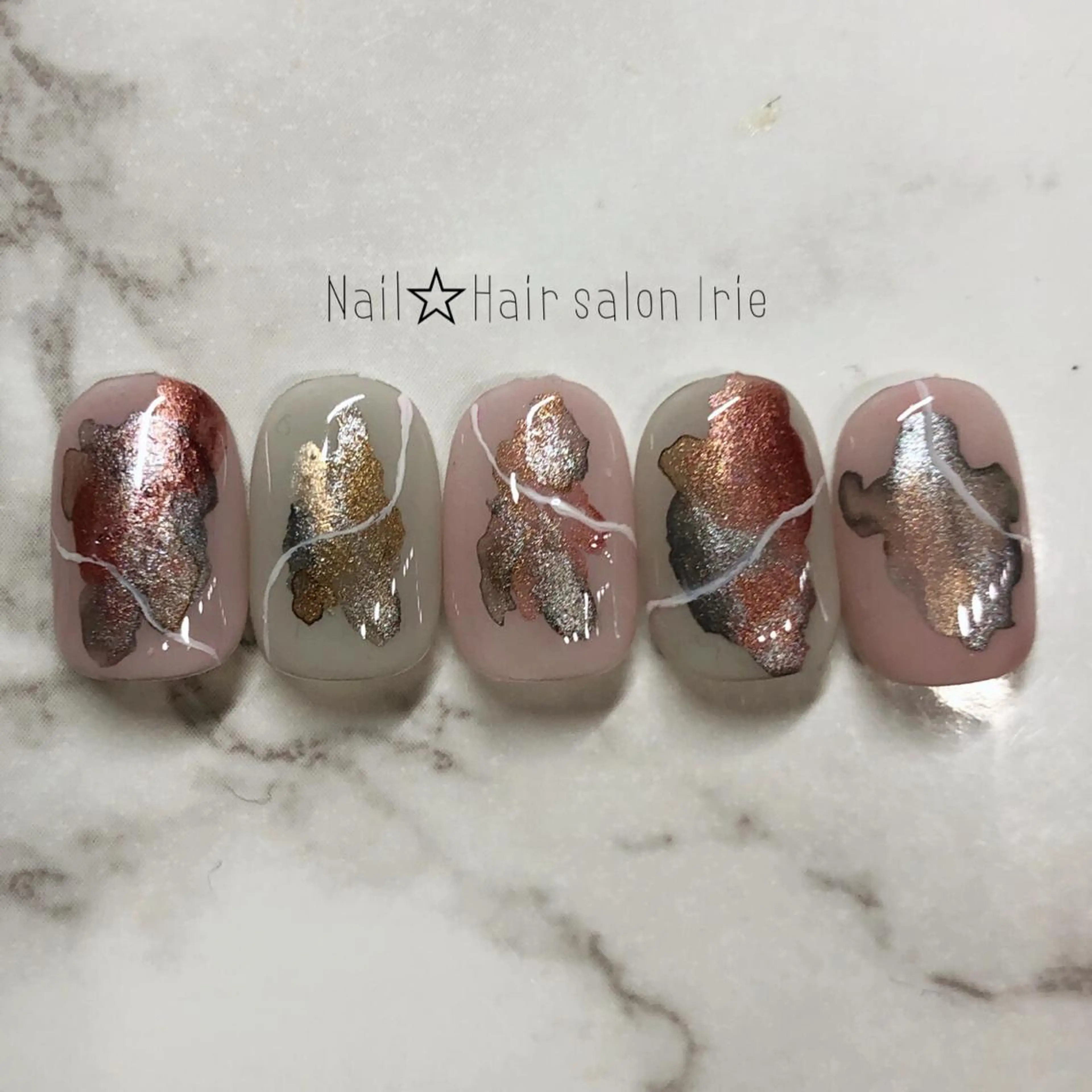 ネイル ハンドネイル Hair salon Irie所属・與儀 知佳のネイルデザイン