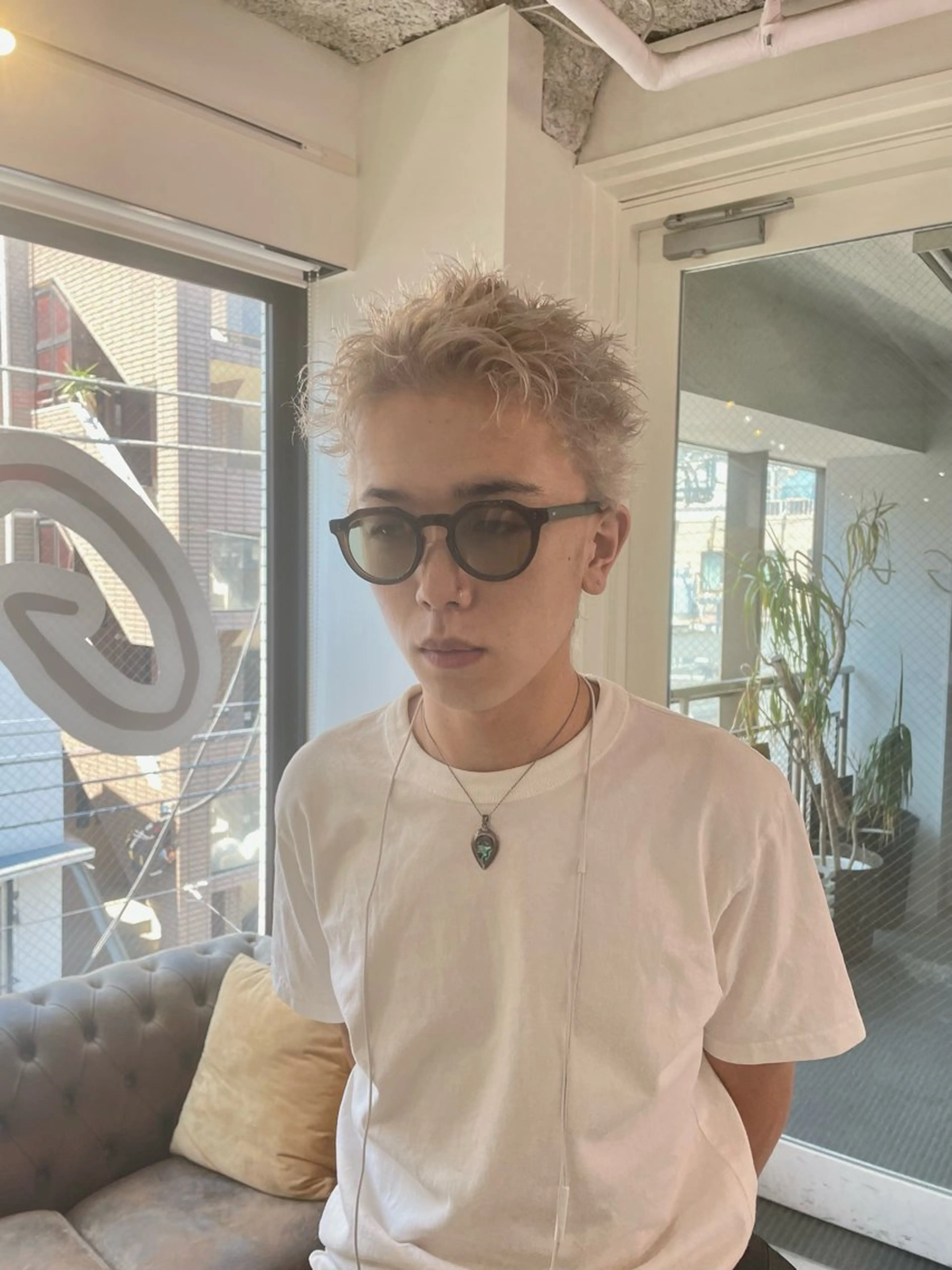 ショート カラー メンズ メンズショート/ 海外ブロンド/ｿｳﾀのヘアスタイル