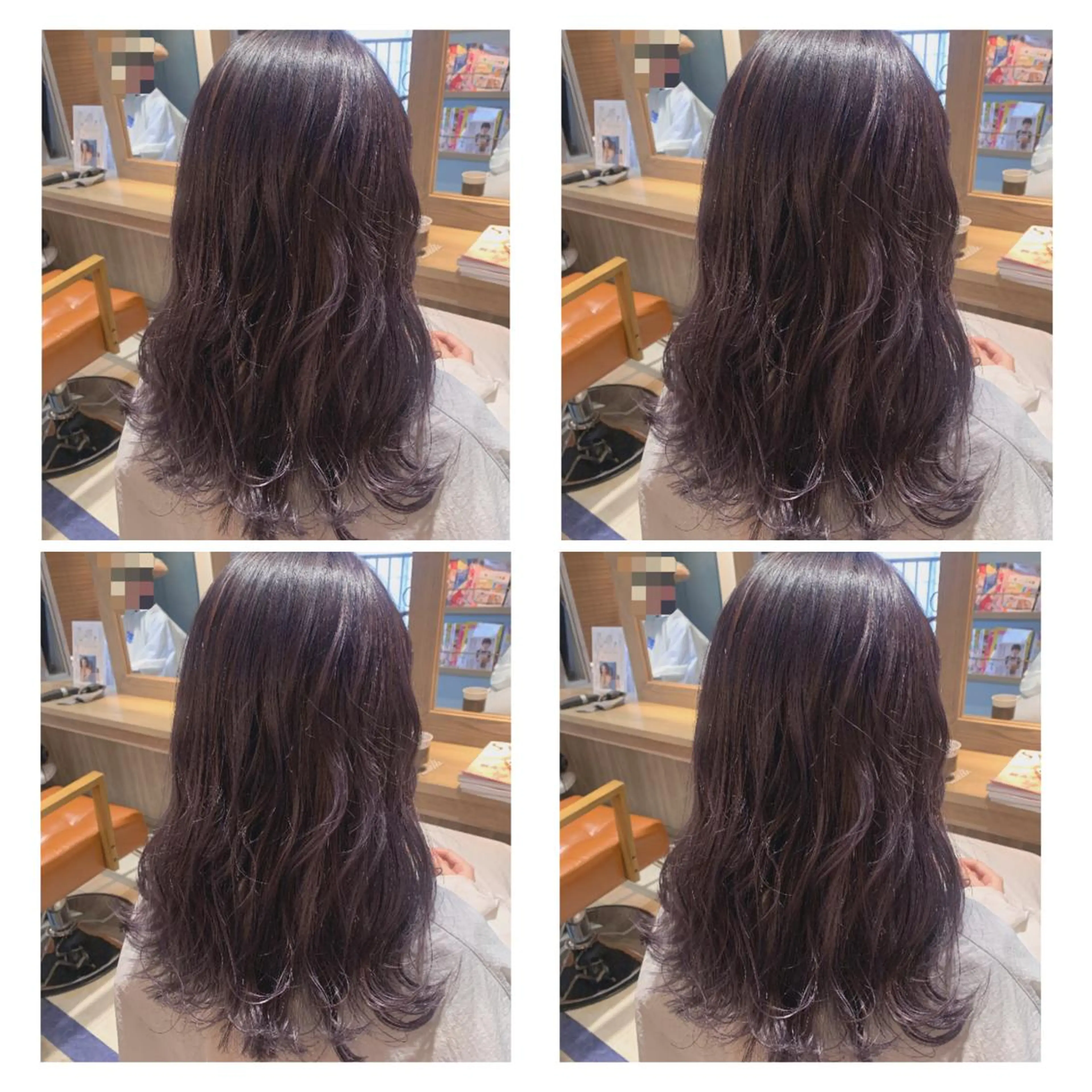 カラー ダブルカラー ラベンダーカラー 髪質改善艶髪 ℍ𝔸ℝ𝕌𝕂𝔸のヘアスタイル