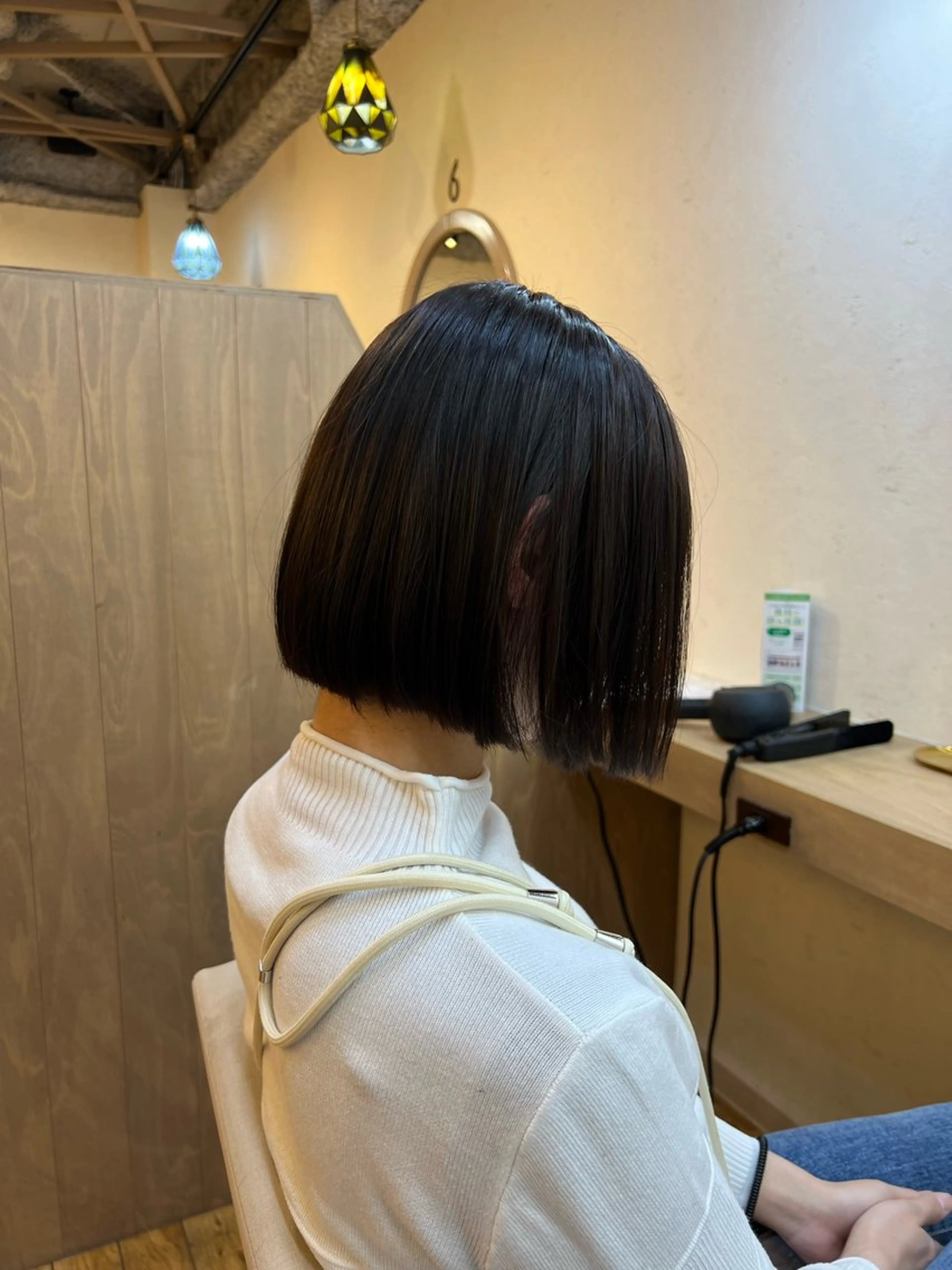 ショート カラー ボブ 神戸ボブ✂️ ioe三宮/田 伸佳のヘアスタイル