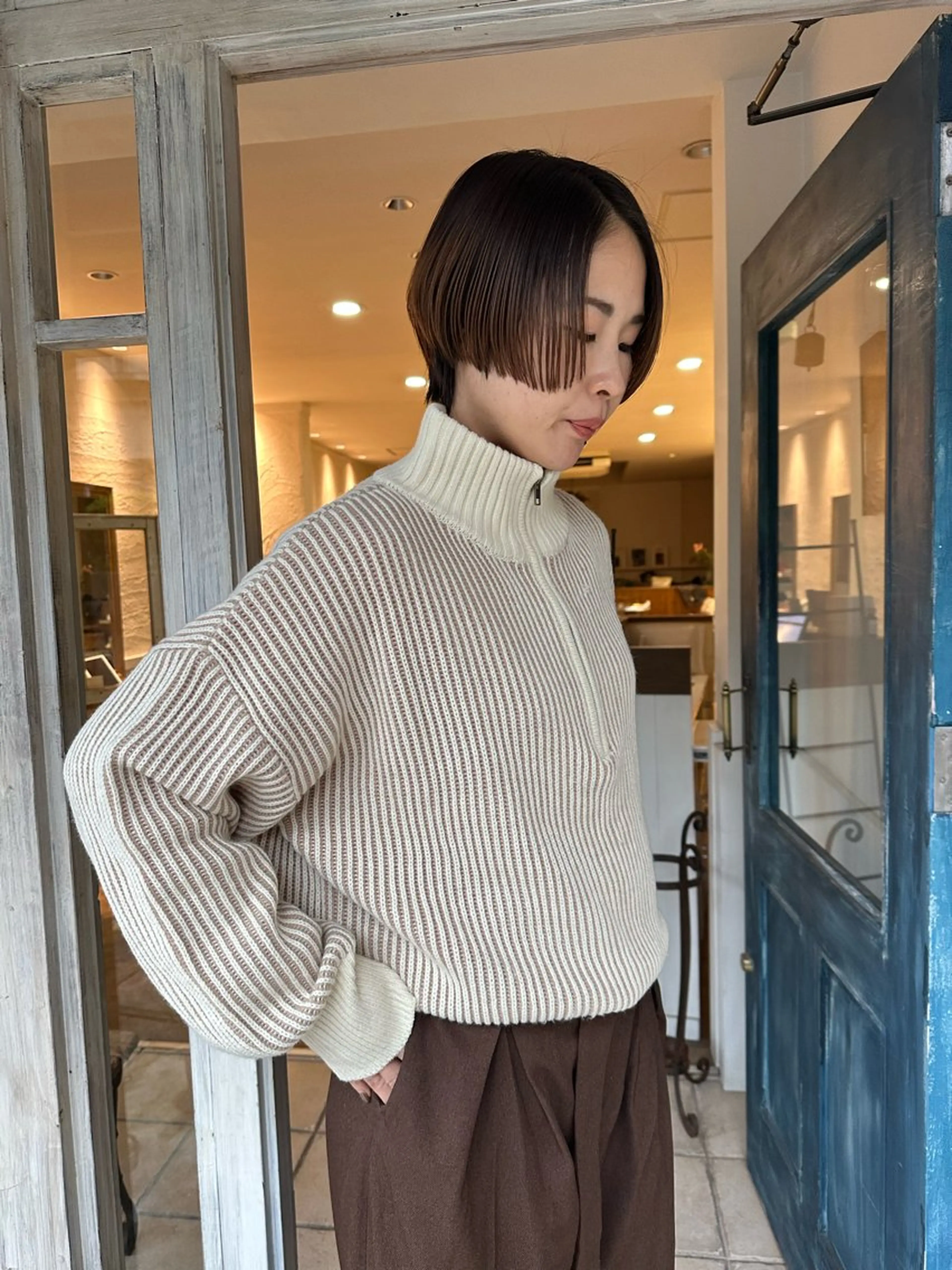 ショート ハンサムショート くびれヘア ショートヘア Manaka🟤 今泉　Musiiikのヘアスタイル