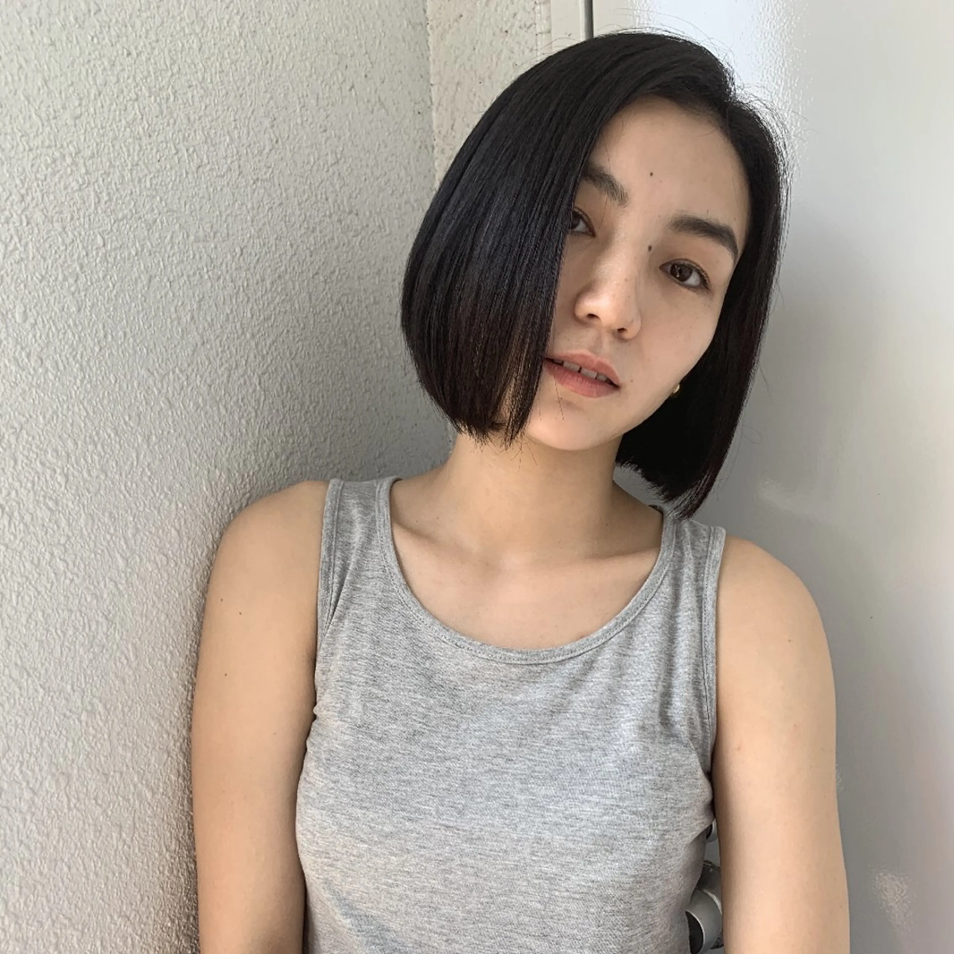 ミディアム カット ヘアカラー 川原田麻衣【薬院/平 尾/高宮】透明感🫧のヘアスタイル