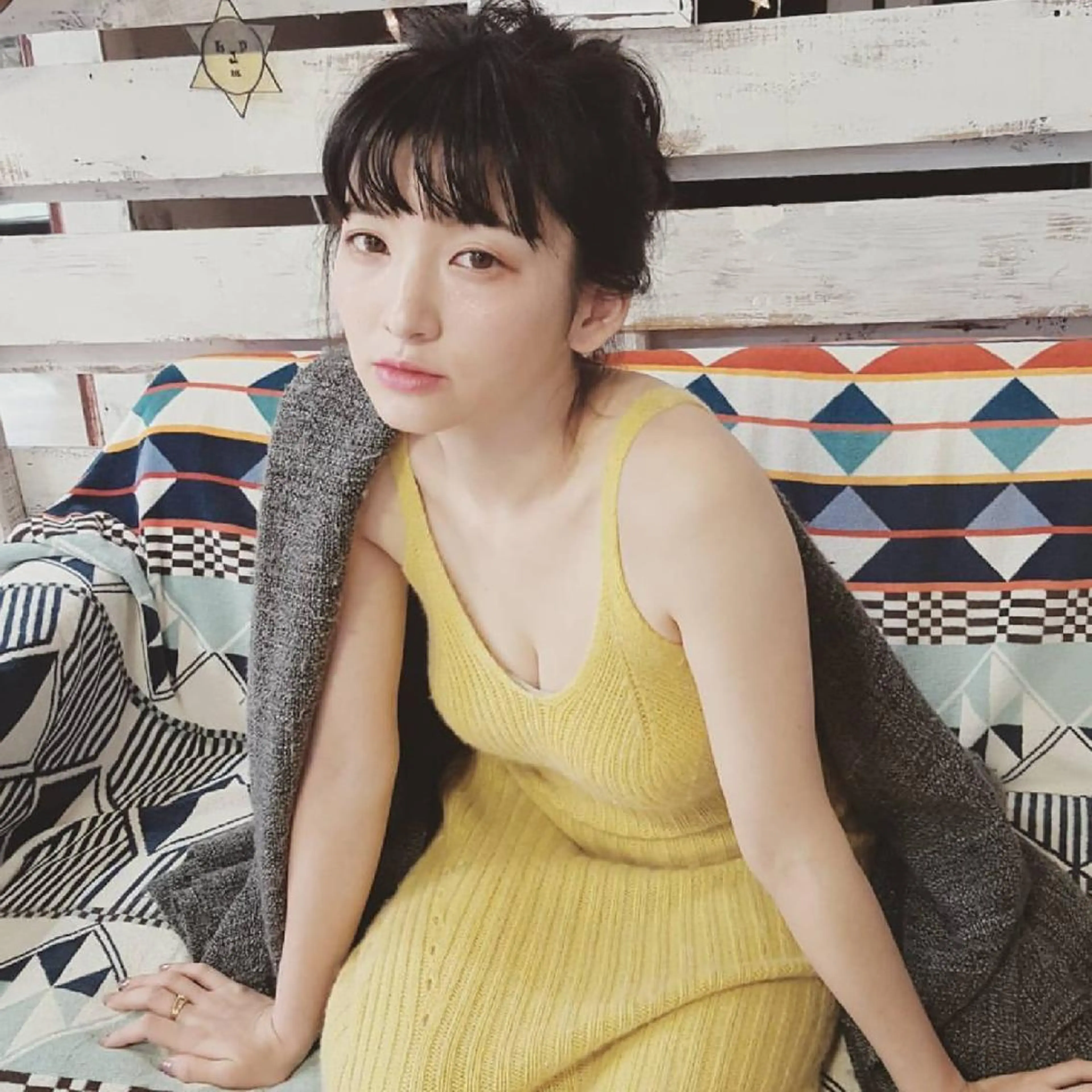 ロング ヘアアレンジ カット 韓国ヘア レイヤー くびれヘアMATSUのヘアスタイル