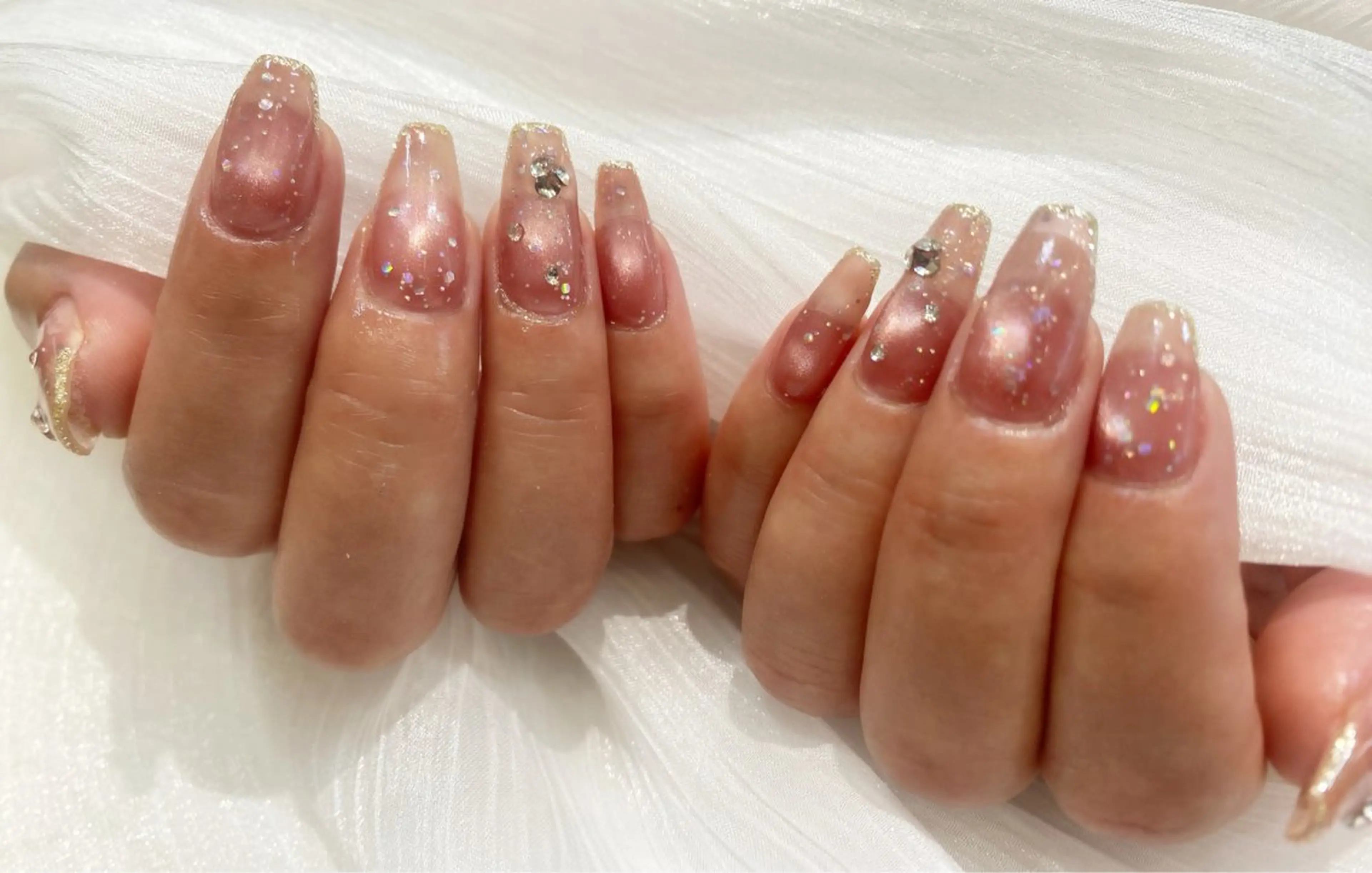 ネイル マグネットネイル 持ち込み ハンドネイル ネイルサロン nail_upのネイルデザイン