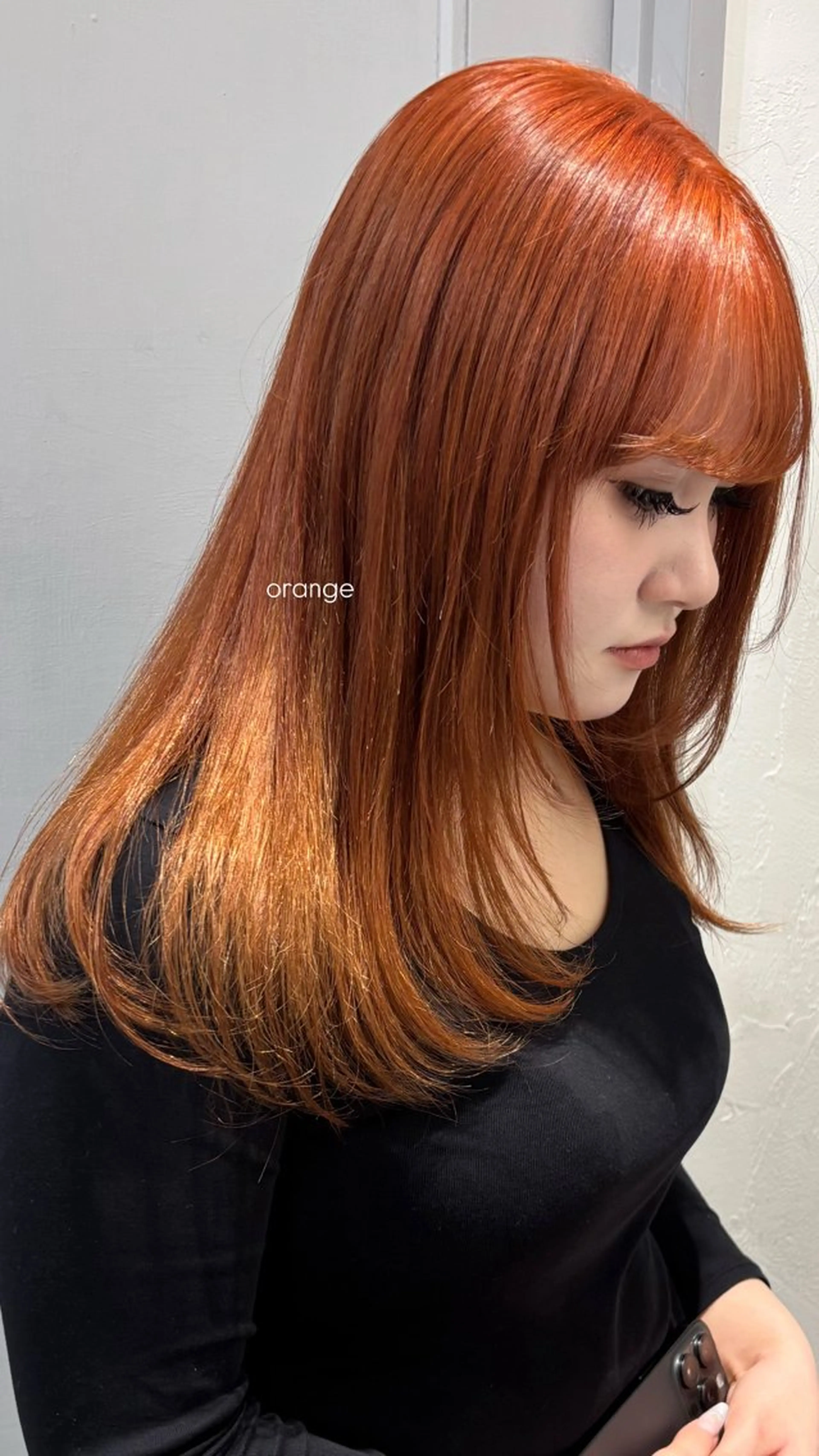 ミディアム ヘアカラー 盛れる透明感カラー・ momokaのヘアスタイル