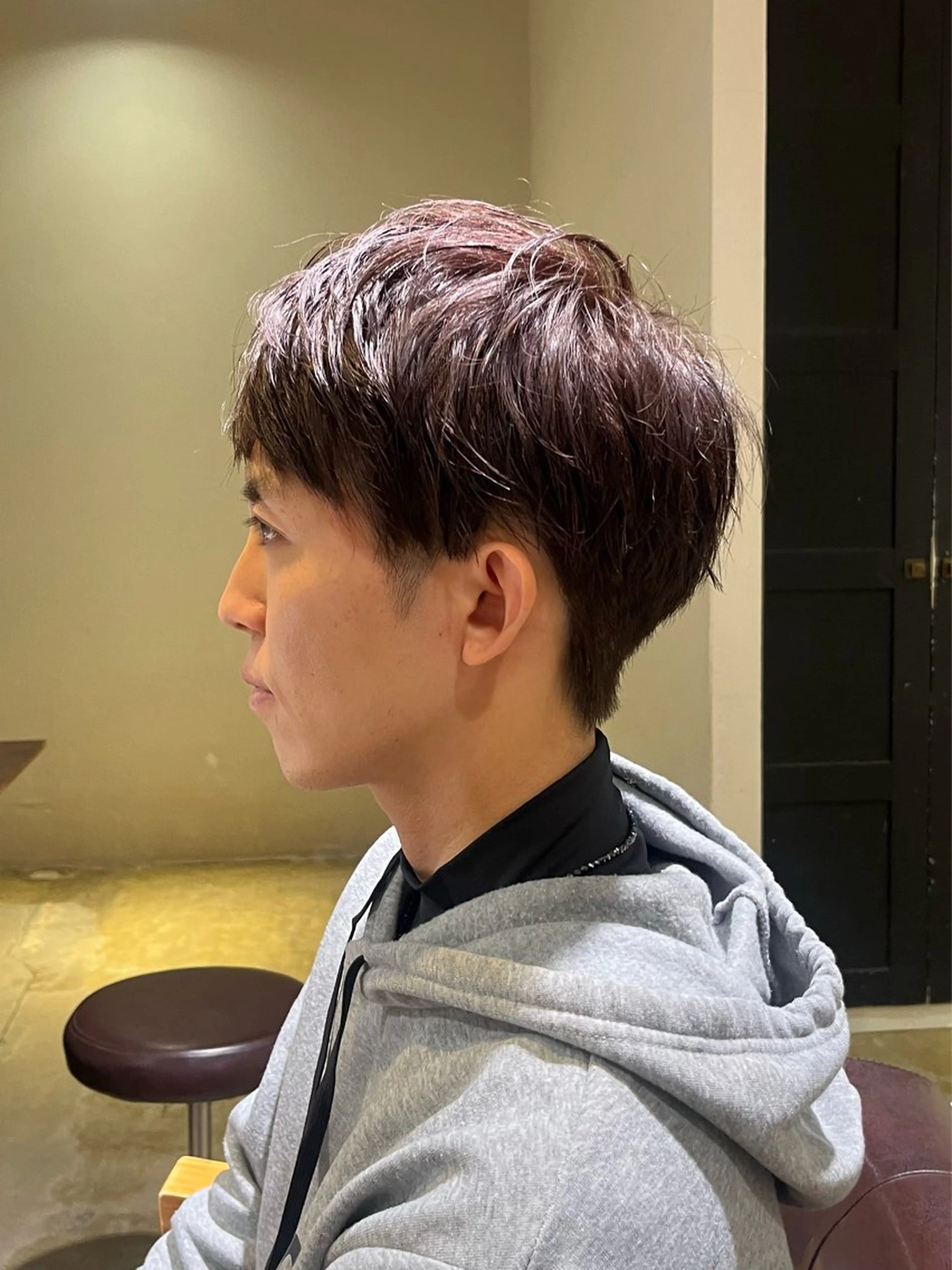 カラー メンズ みわ/博多 ブリーチ/メンズヘアのヘアスタイル