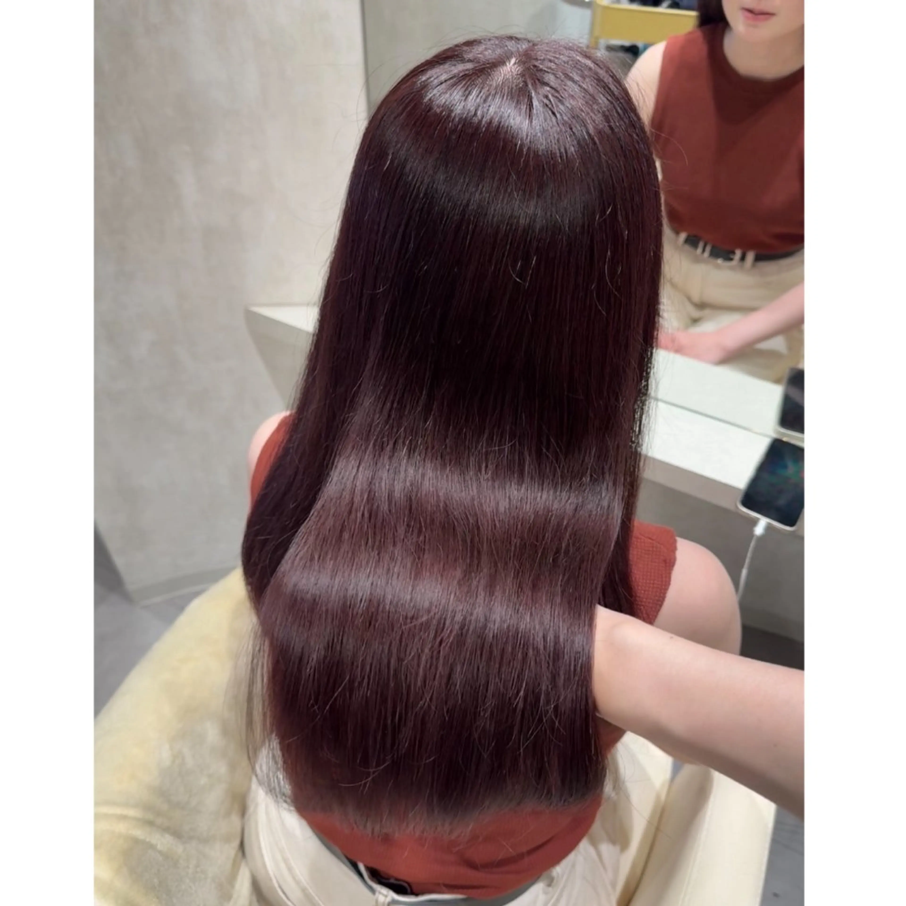 ロング カラー ヘアカラー miyu /トレンド カラー×艶髪のヘアスタイル