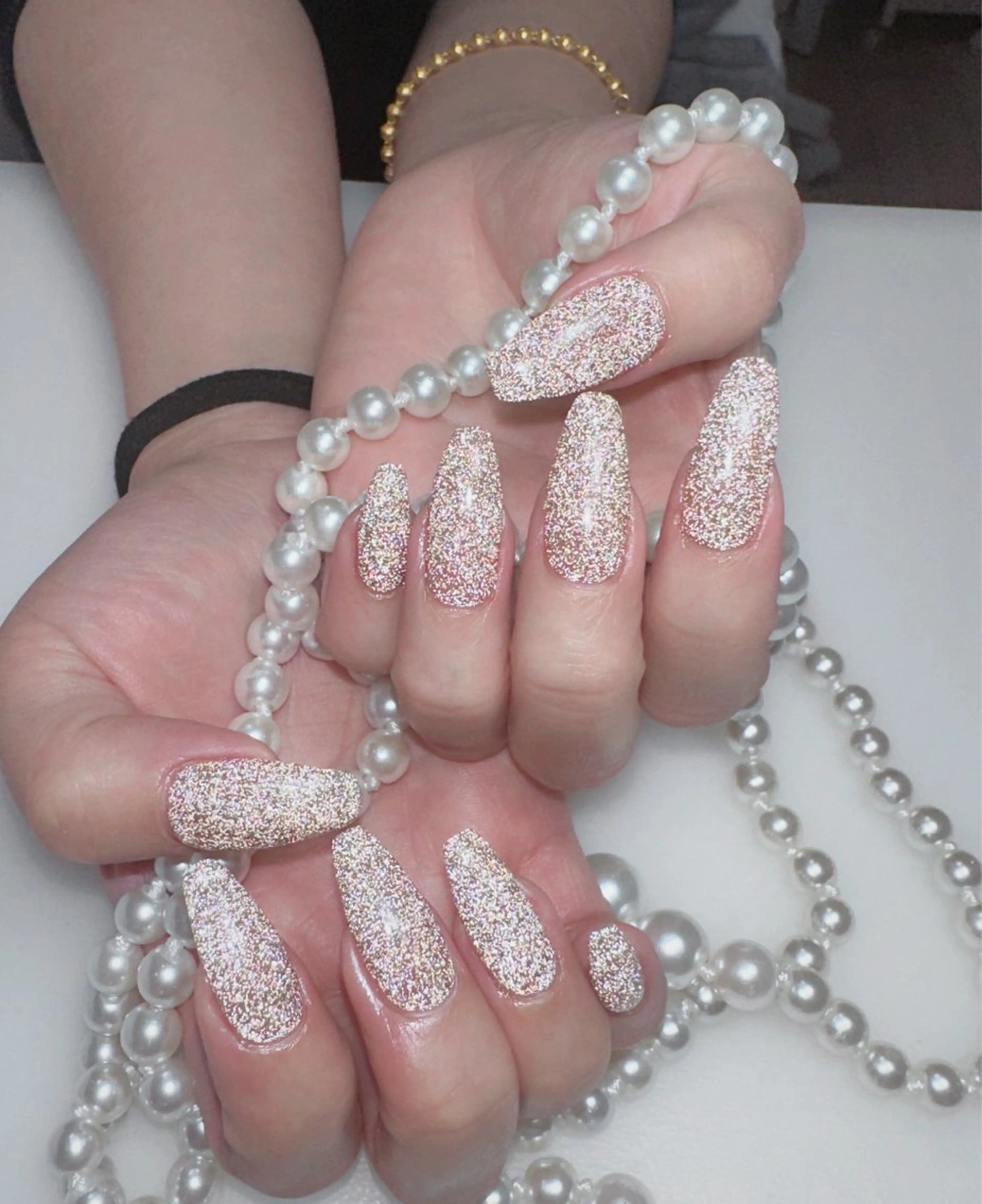 ネイル オーロラネイル 長さ出し フットネイル 韓国ネイル ラメ(グリッター) ハンドネイル 👍thumbs up nail👍のネイルデザイン