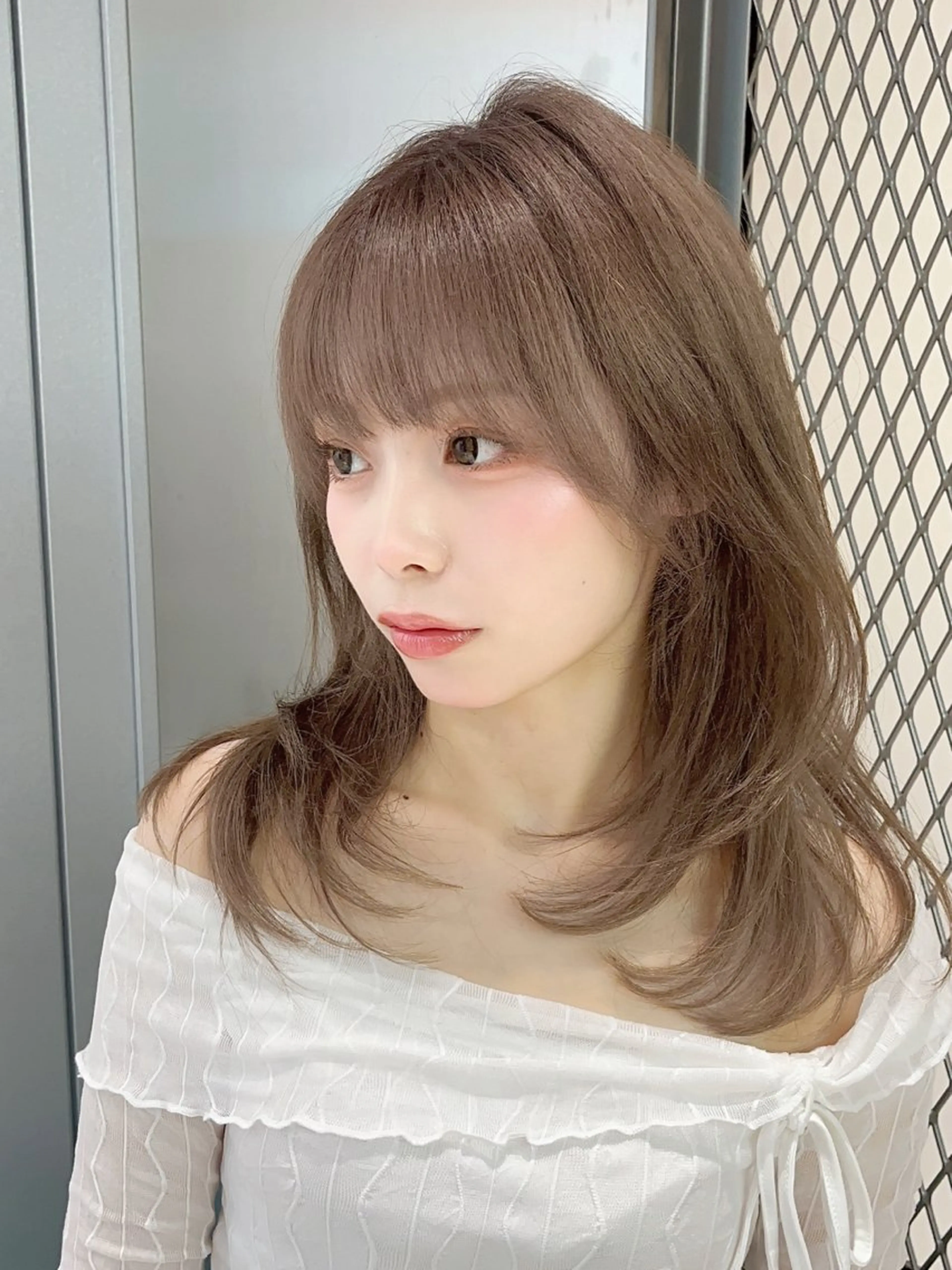 ミディアム カラー カット ヘアカラー ショート/レイヤー 髪質改善/加納のヘアスタイル