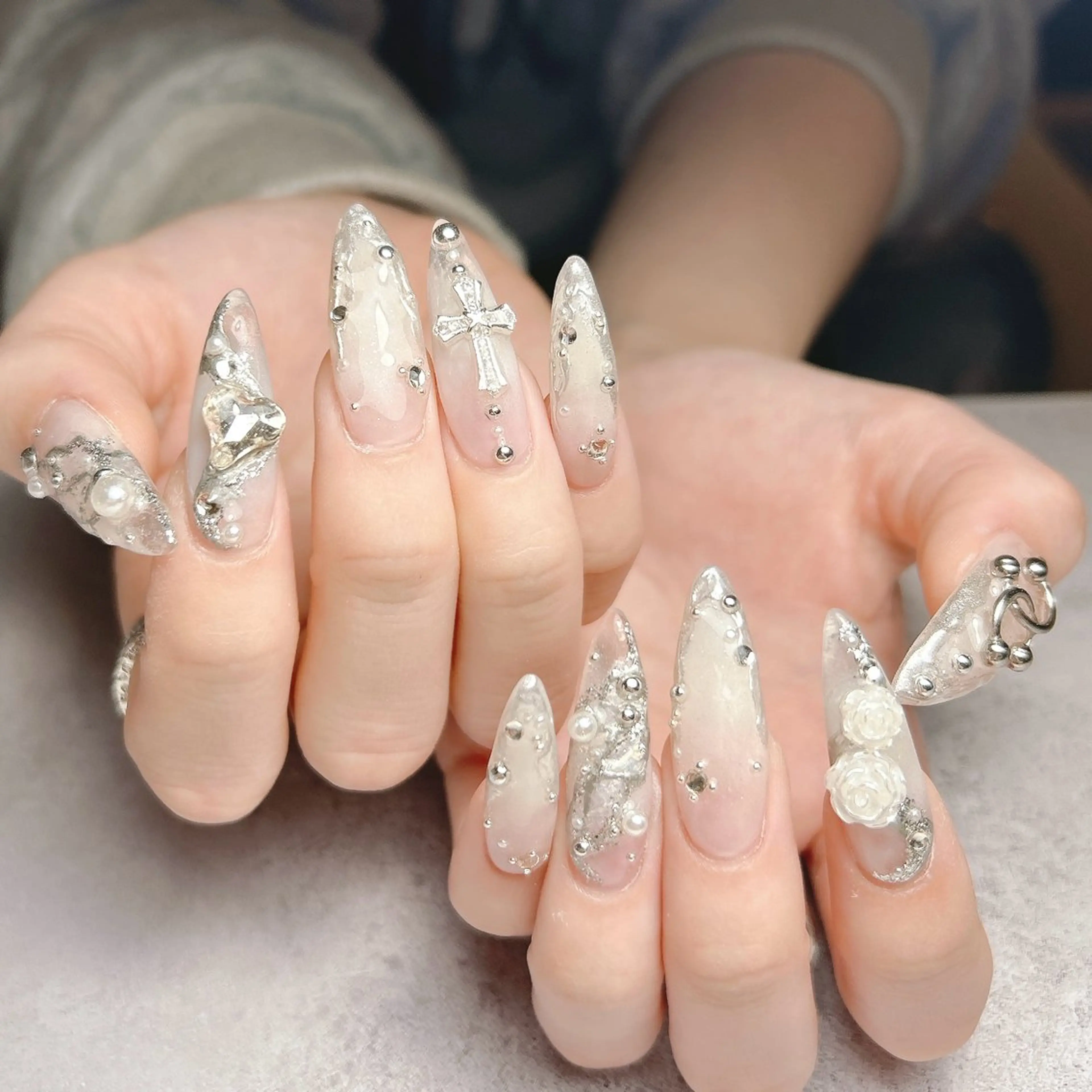 ネイル クリアネイル ハンドネイル junna 金山.東別院.上前津のネイルデザイン