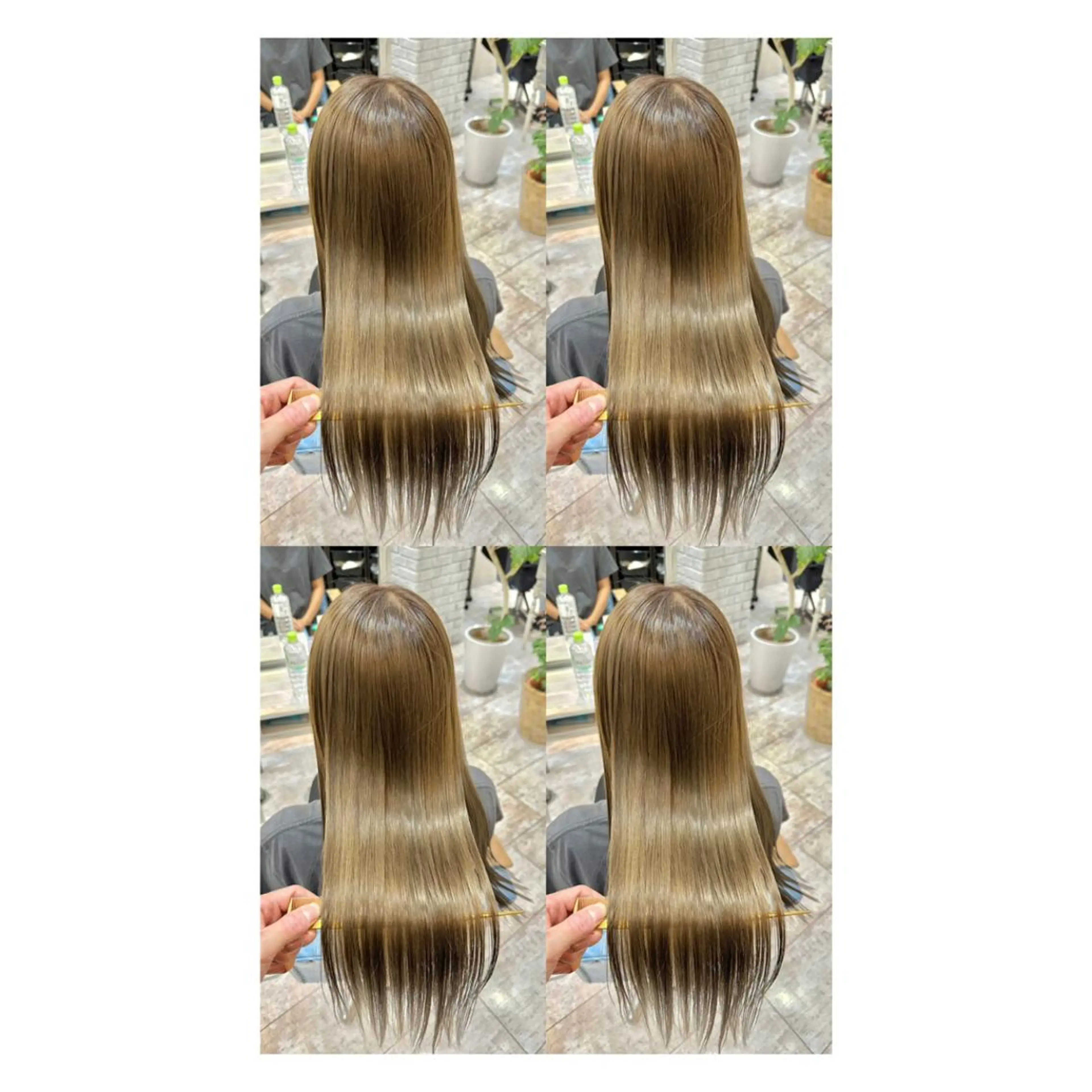 ロング カラー 透明感カラー 髪質改善 縮毛矯正 トリートメント カット ヘアカラー トリートメント 店長✨レイヤー✖️ 髪質改善✖️韓国ヘアのヘアスタイル