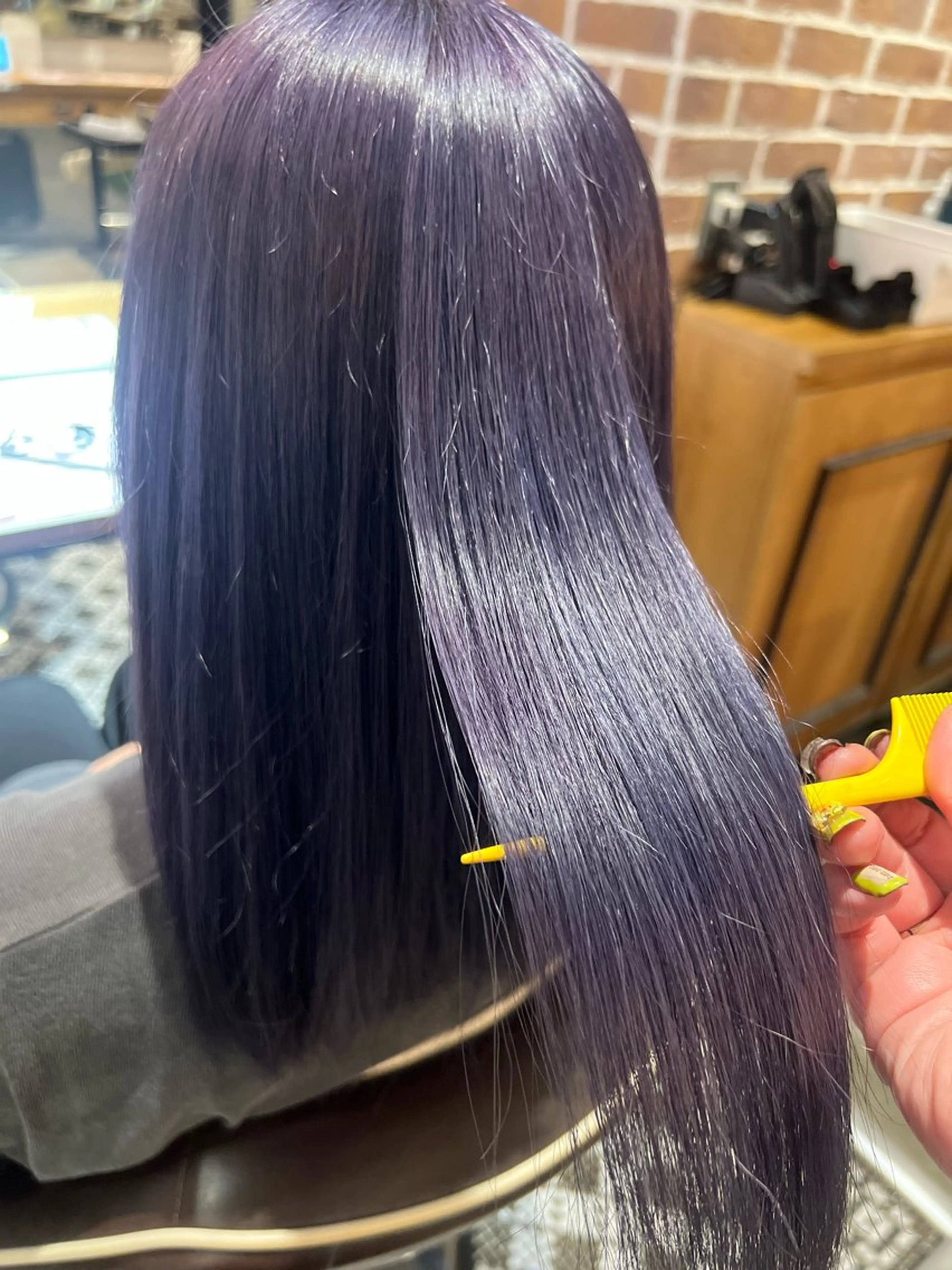 セミロング カラー ブリーチ グレージュ ラベンダーカラー ラベンダーグレージュ ラベンダーグレー カット ヘアカラー トリートメント 🦋店長🦋 ほんさわ みずきのヘアスタイル