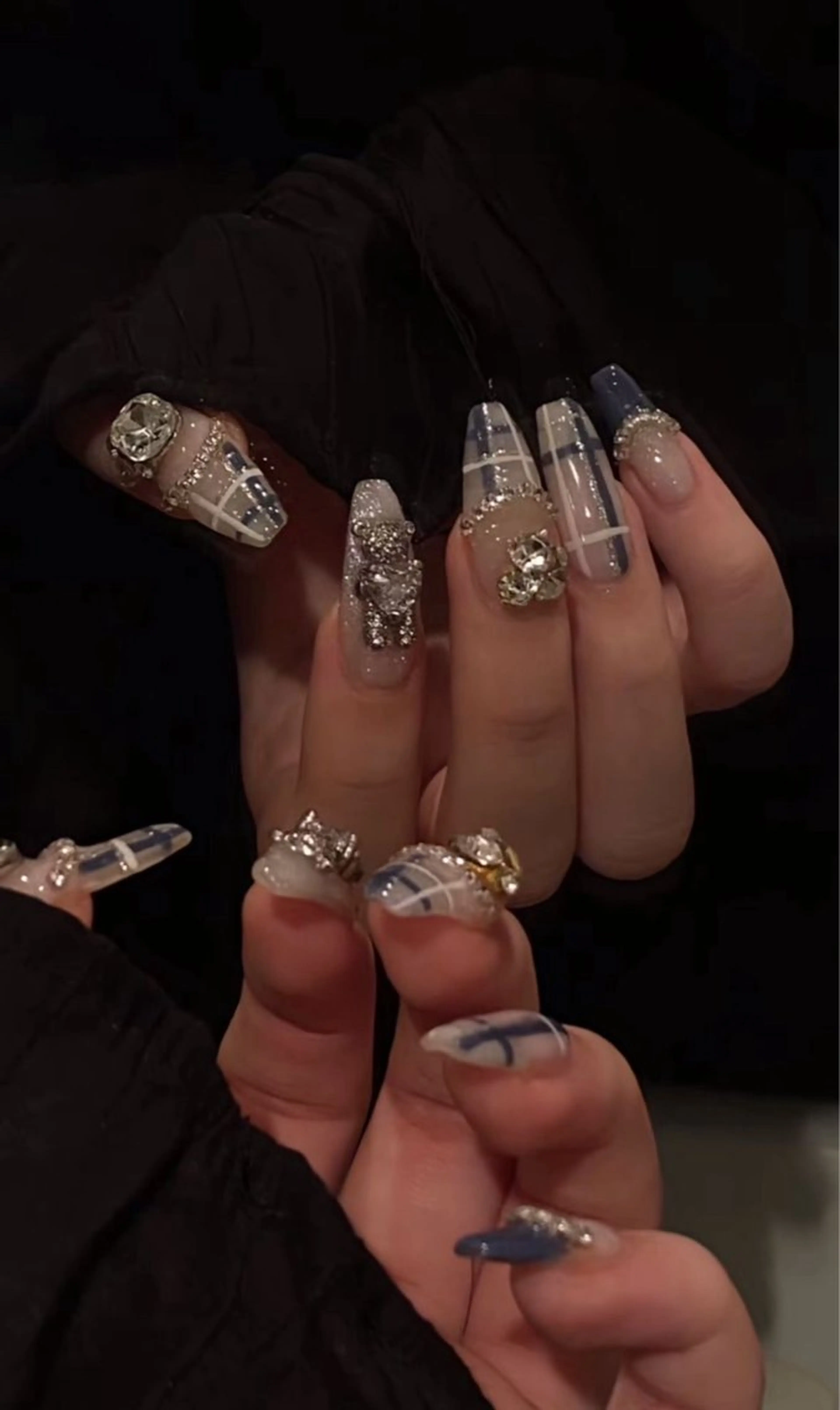 キッズ ネイル 韓国ネイル ニュアンスネイル シンプルネイル 春ネイル バレンタイン Nihonthy Nail 新宿のネイルデザイン