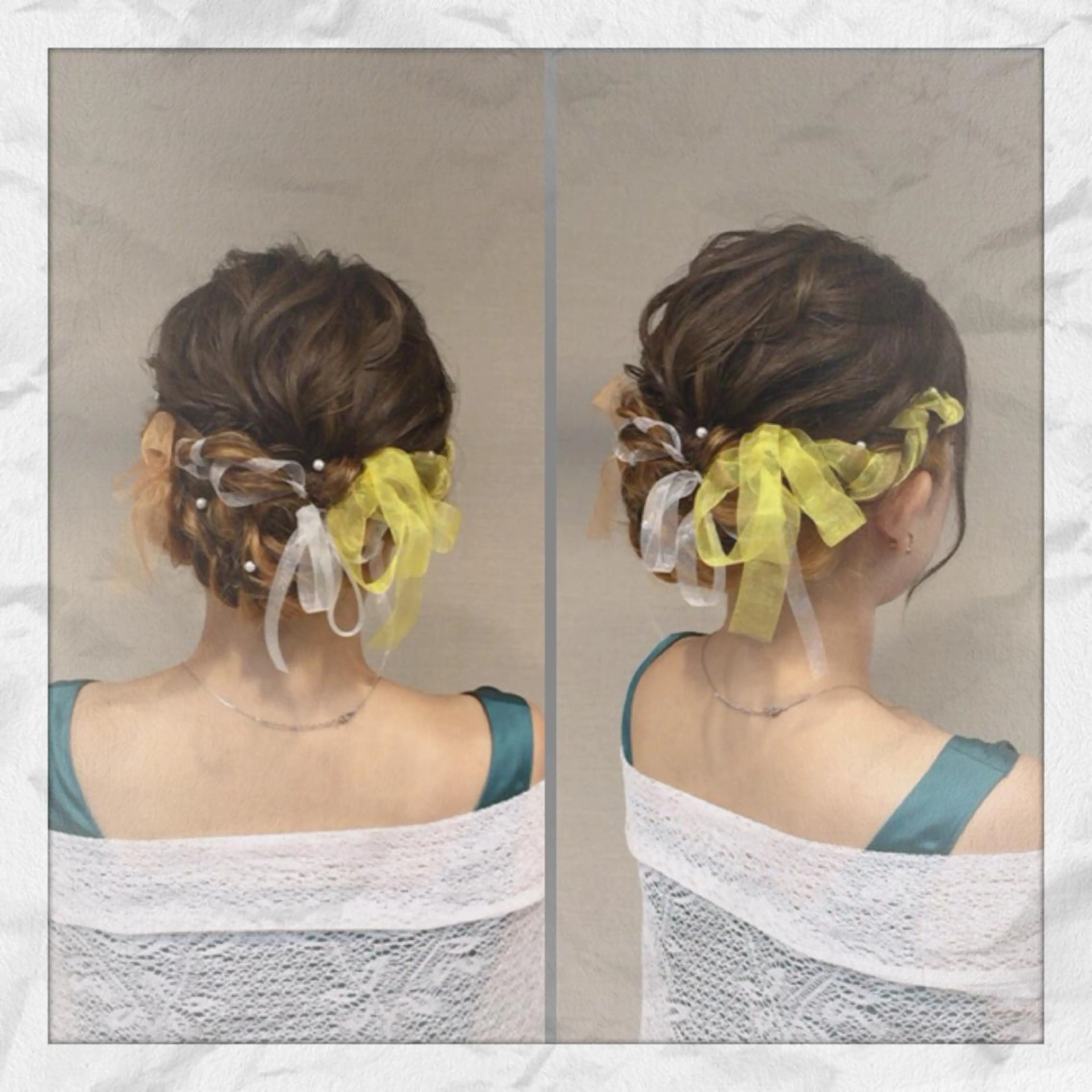 ミディアム ヘアアレンジ ヘアセット ヘアセット/着付け 𓇼 松本 夏美𓇼のヘアスタイル