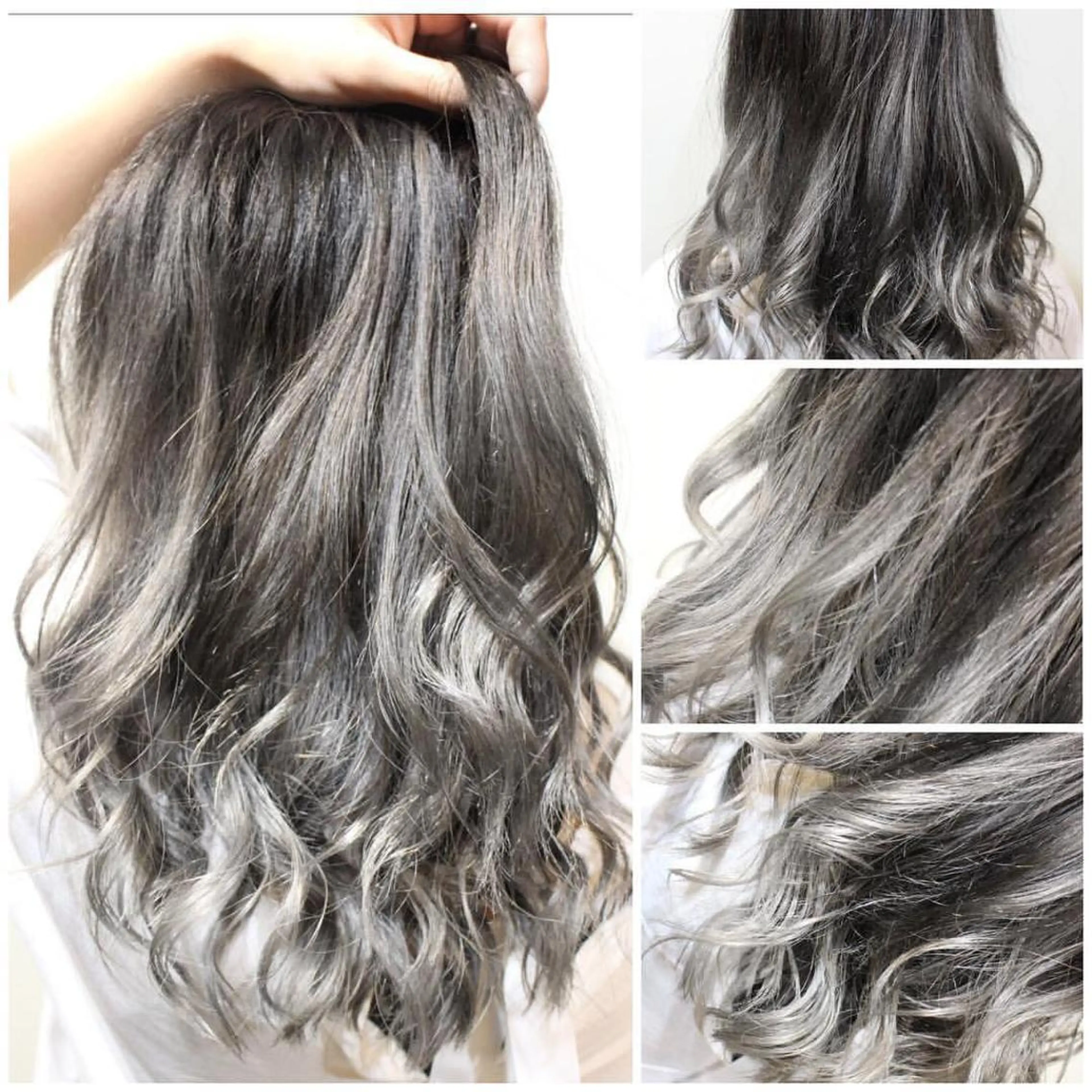 ミディアム カラー ヘアアレンジ アッシュ ダークアッシュ グラデーションカラー カット ヘアカラー トリートメント Shelltie Fiel (シェルティフィエル)所属・次世代シールエクステ 錦糸町 小泉 朋之のヘアスタイル