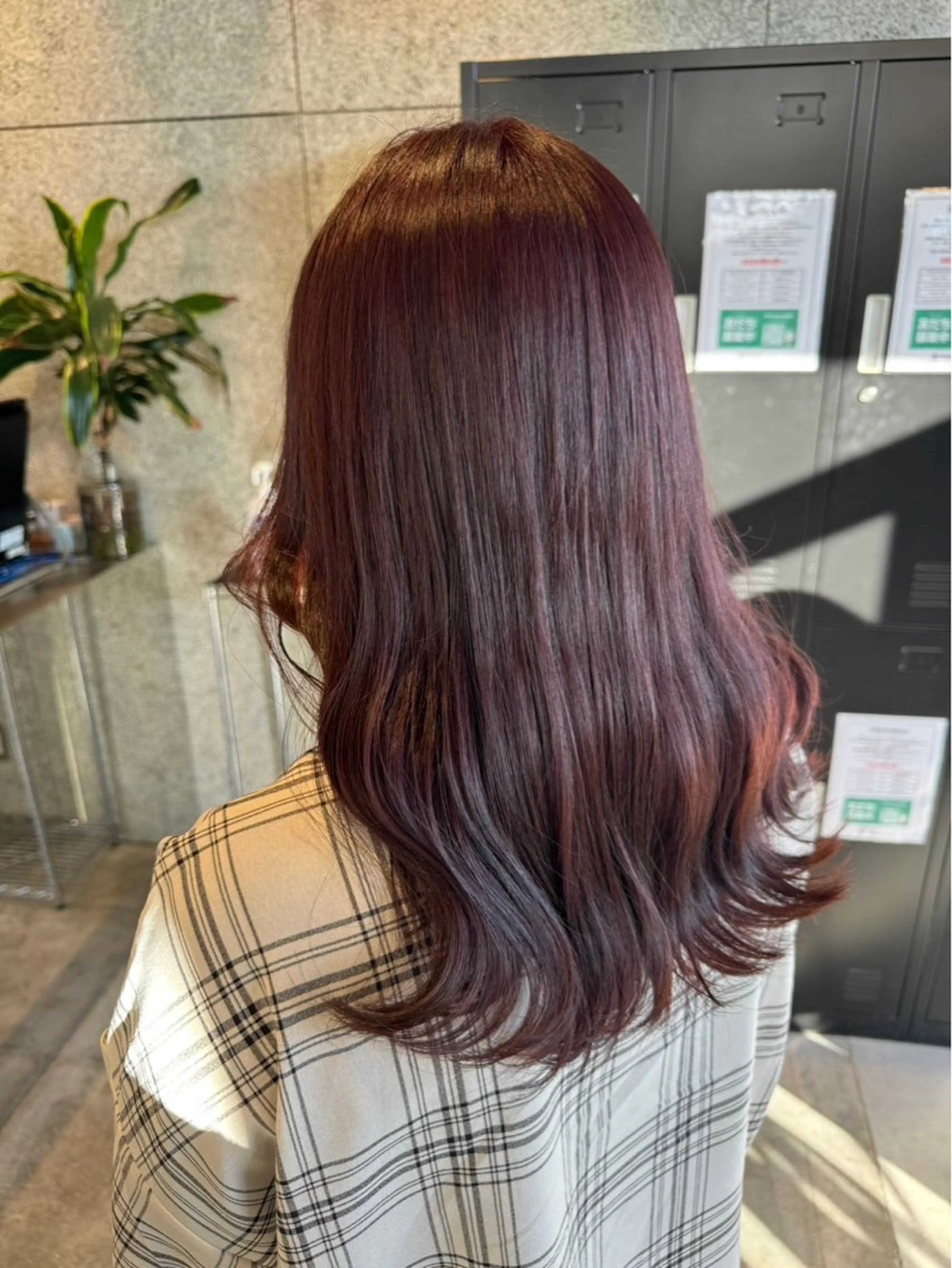 ロング ピンクブラウン カット 髪質改善/艶髪様 🍎豊田修太郎のヘアスタイル