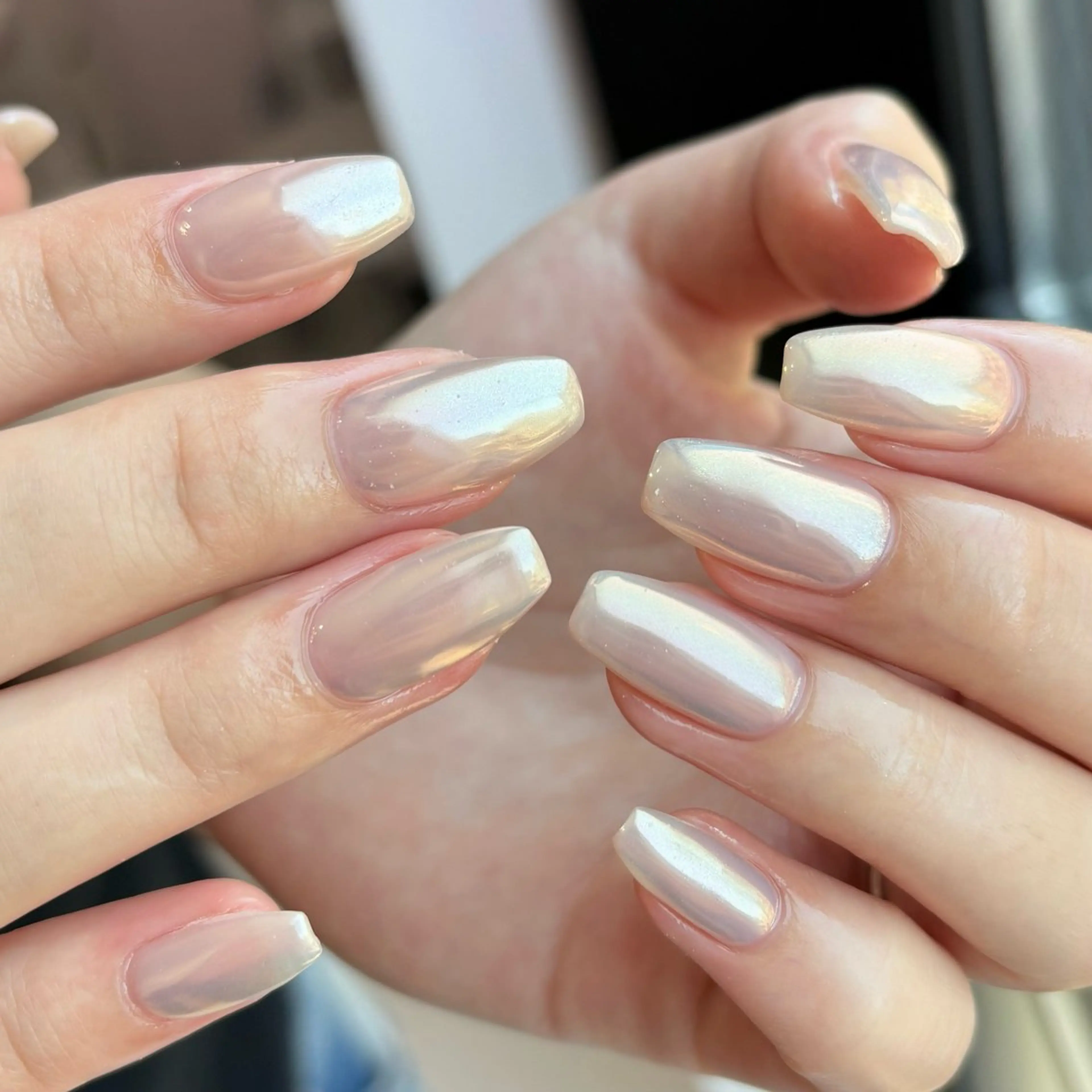 【トレンド✨】ミラーネイル/オーロラネイル¥7700→の写真