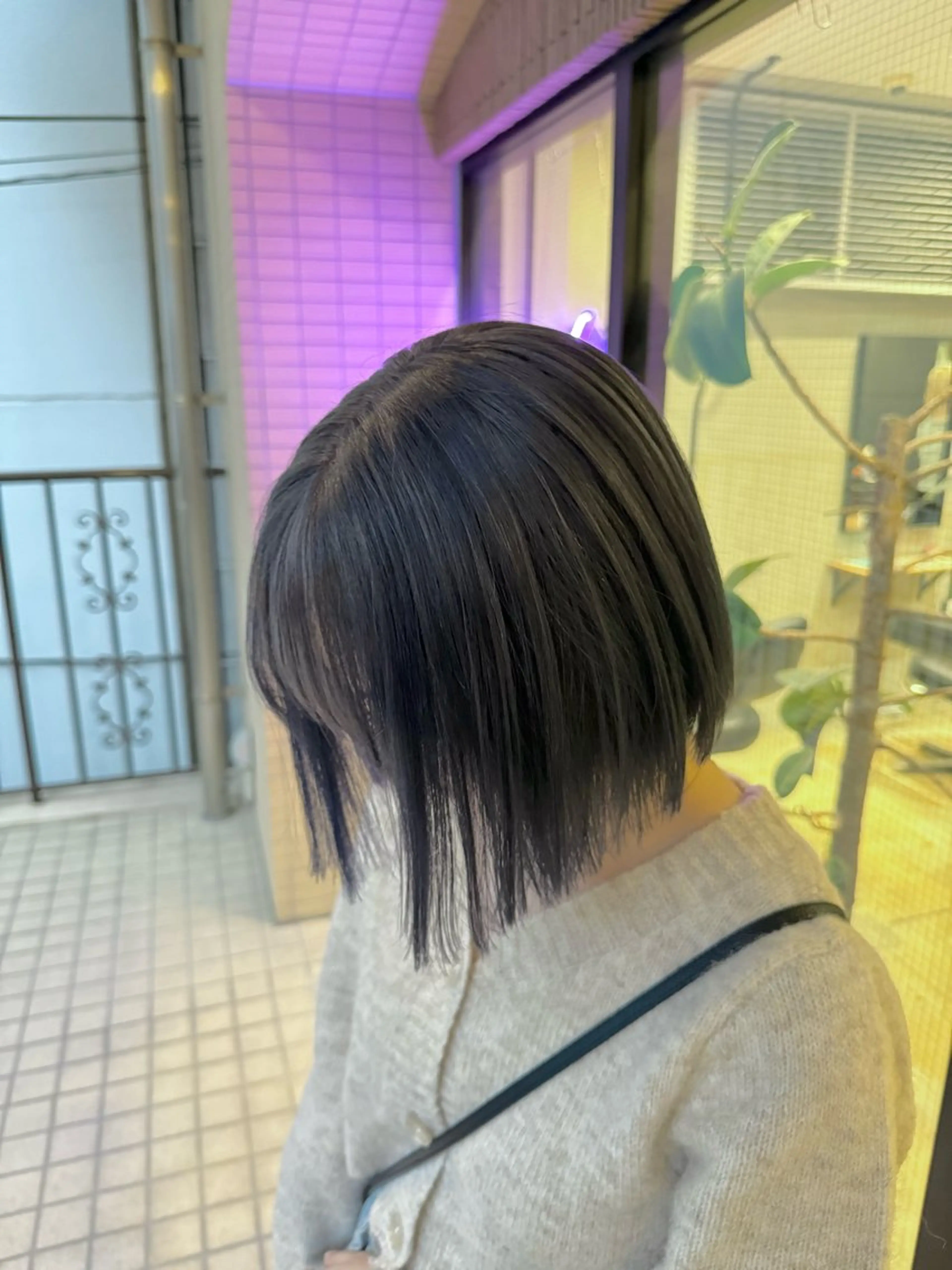 ショート カラー ヘアカラー トリートメント 博多韓国ヘア /髪質改善【美涼】のヘアスタイル